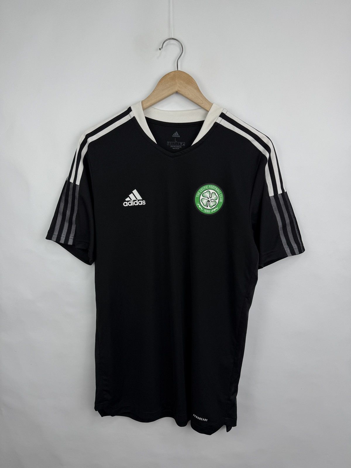 Adidas 🏴󠁧󠁢󠁳󠁣󠁴󠁿 2021 Celtic FC Adidas Soccer Jersey Training Shirt Rare Size US L / EU 52-54 / 3 - 2 Thumbnail