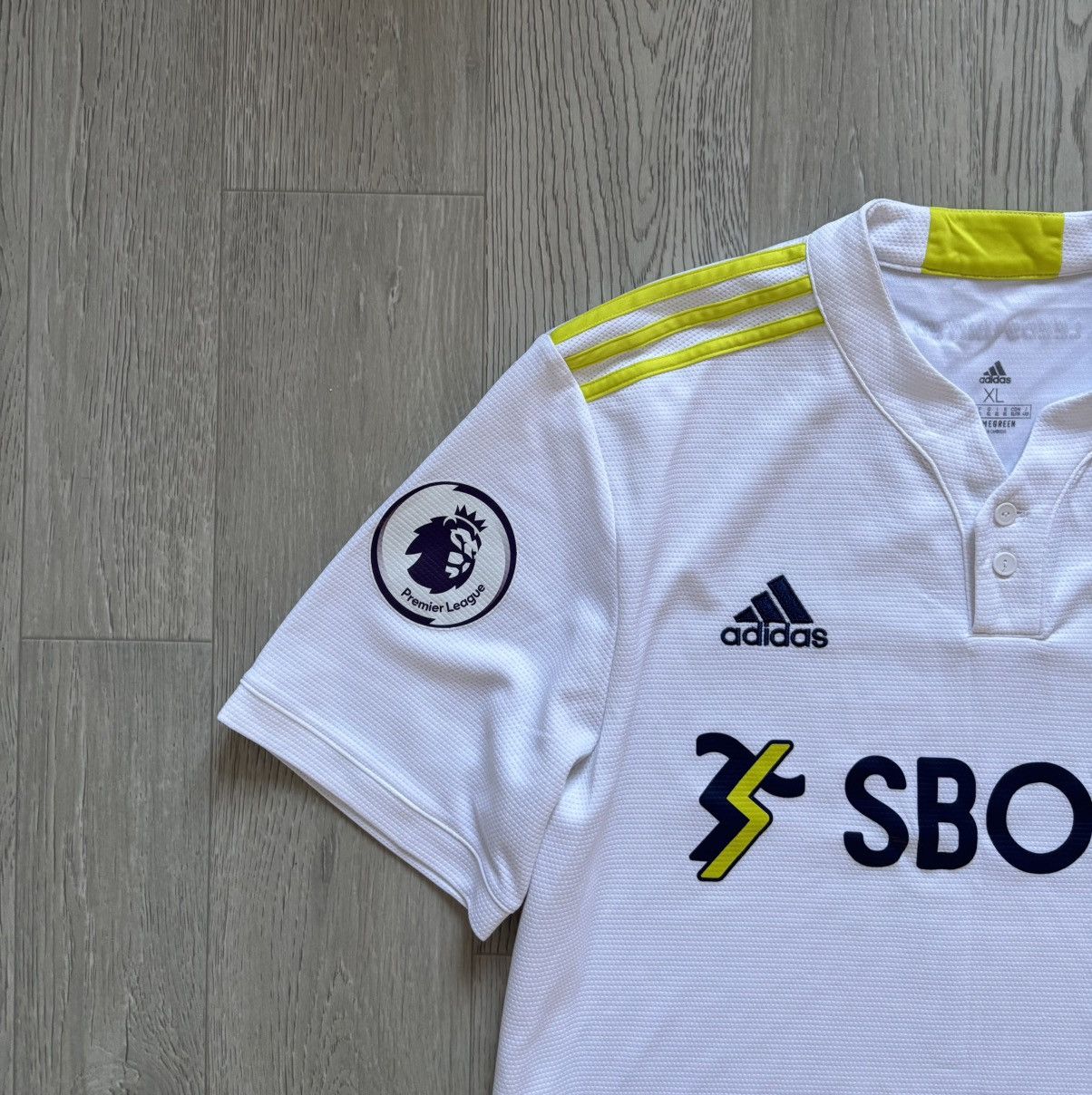 Adidas × Vintage Leeds United Premier League Soccer Jersey Kit Adidas Size US XL / EU 56 / 4 - 3 Thumbnail