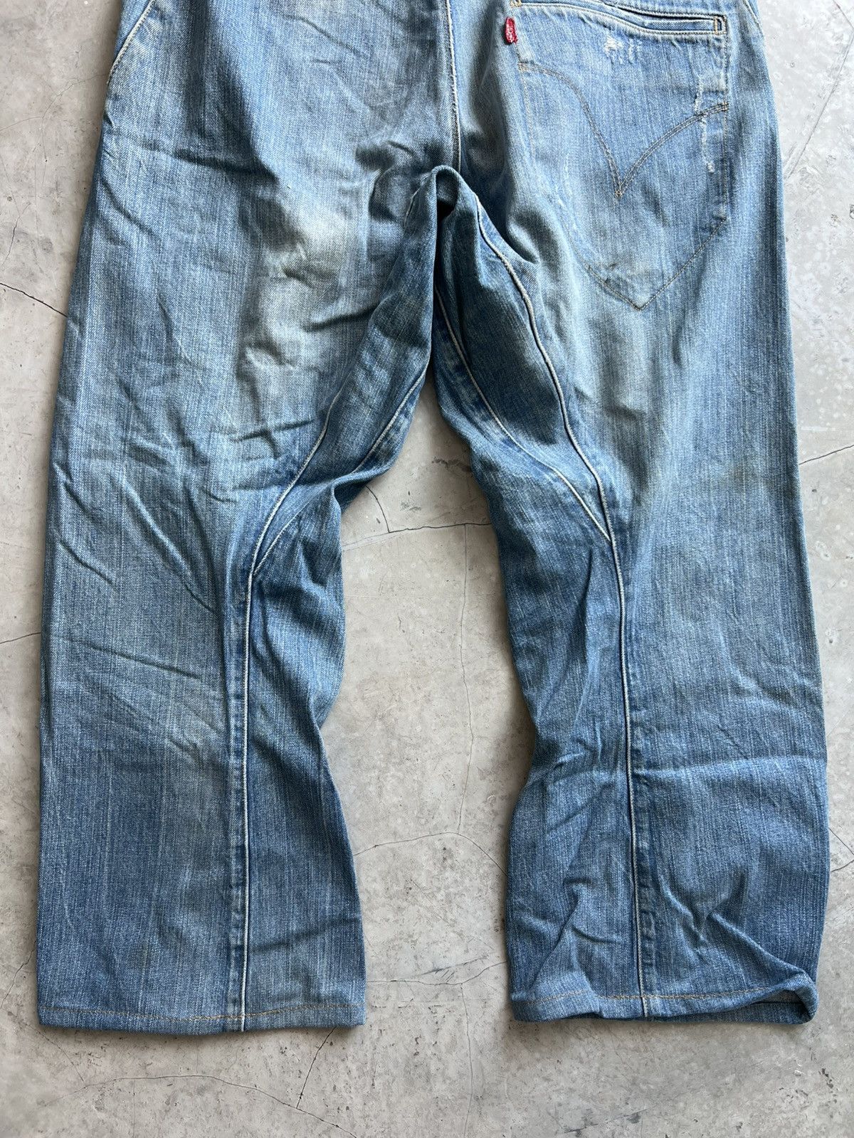 Levi's Levis Engineered Jeans Buckle Back Tag W32 Actual 34x27.5 Size US 32 / EU 48 - 11 Thumbnail