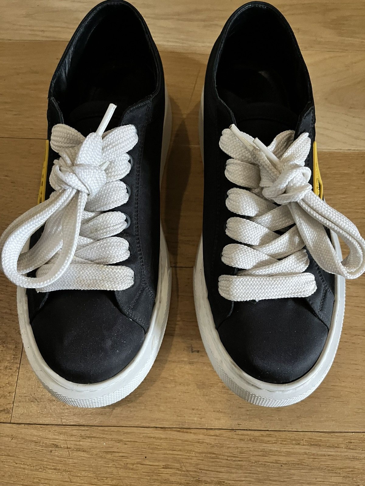 Prada Mens Prada Nylon Gabardine Sneakers UK 8.5 (US 9.5) Size US 9.5 / EU 42-43 - 7 Thumbnail