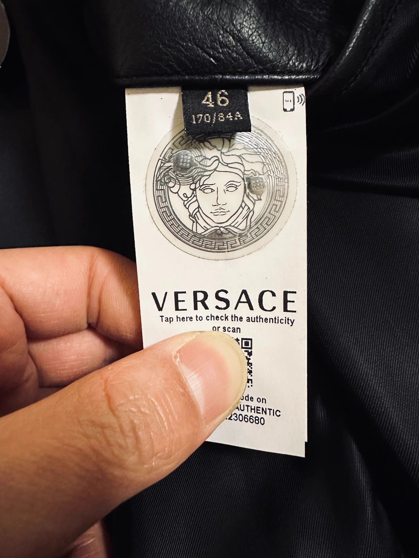 Versace Versace Runway Soft Lambskin Leather Jacket Men's S Size US S / EU 44-46 / 1 - 7 Thumbnail