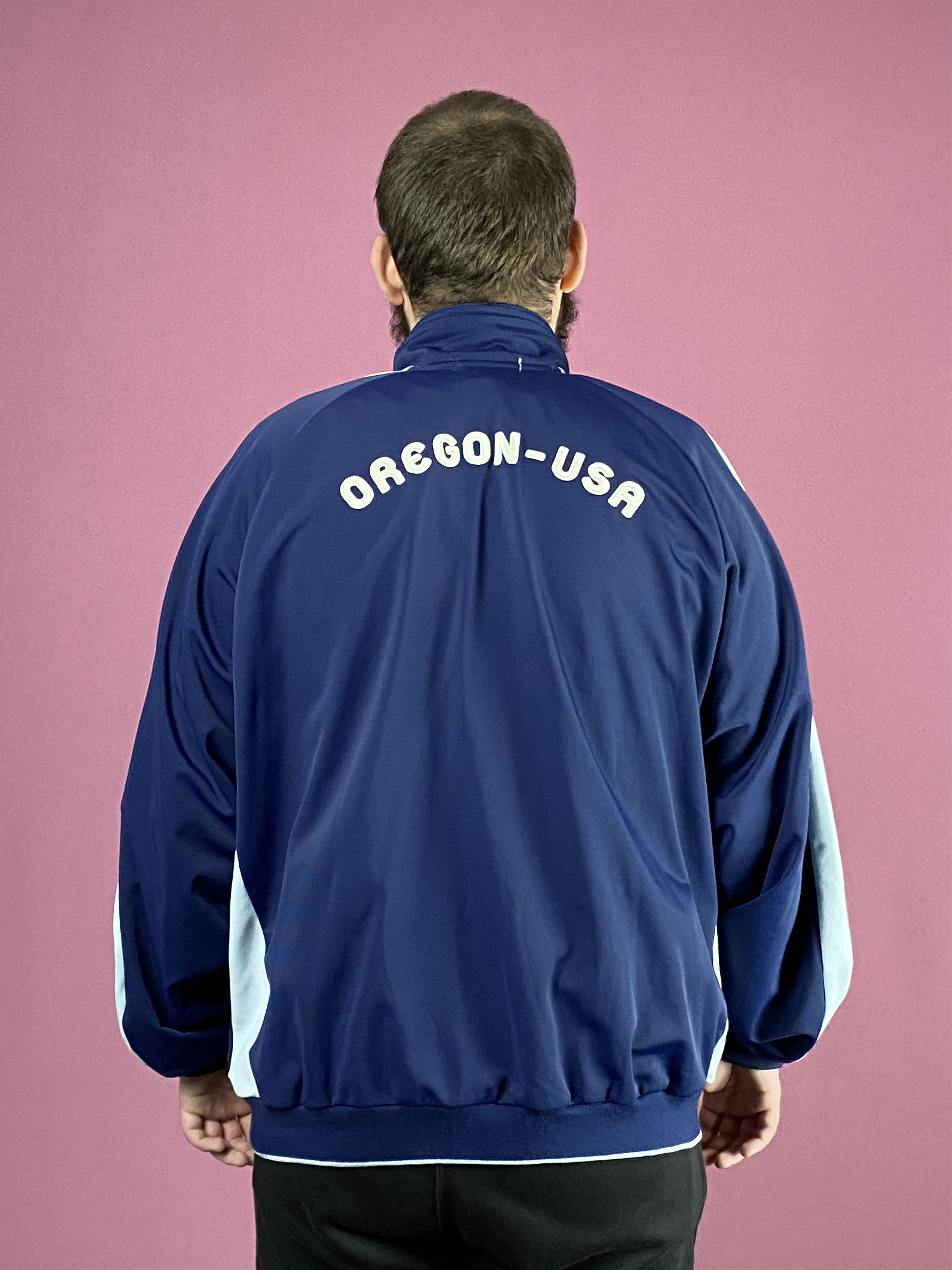 Nike × Vintage Nike Oregon-USA Vintage Men's Track Jacket - Size L Size US L / EU 52-54 / 3 - 3 Thumbnail