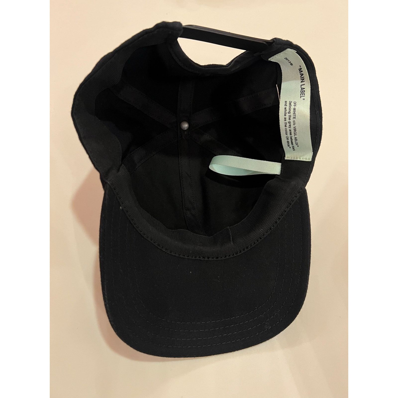 Off-White × Virgil Abloh OFF-White Diag Baseball Cap Black One Size Size ONE SIZE - 3 Thumbnail