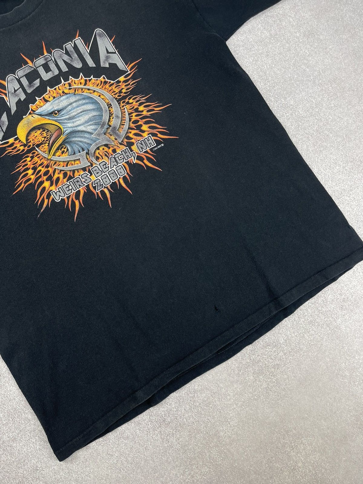 Harley Davidson × Vintage Vintage Laconia 2000 Weirs Beach T-shirt Size US XL / EU 56 / 4 - 3 Thumbnail