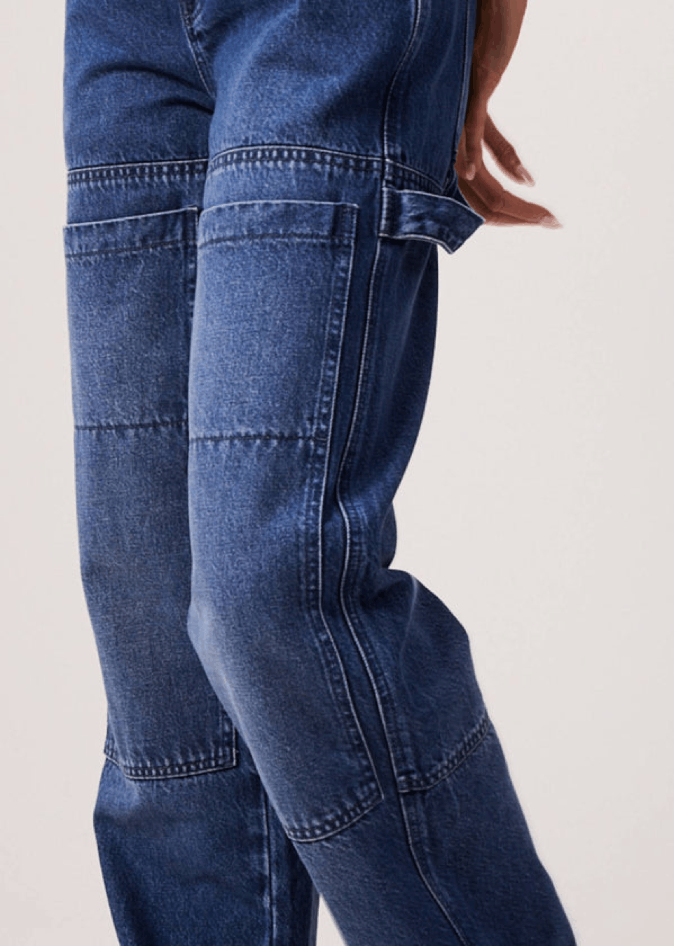 Afends BNWT Afends - Moss - Hemp Denim Double Knee Carpenter Pants Size 24" / US 00 / IT 34 - 5 Thumbnail