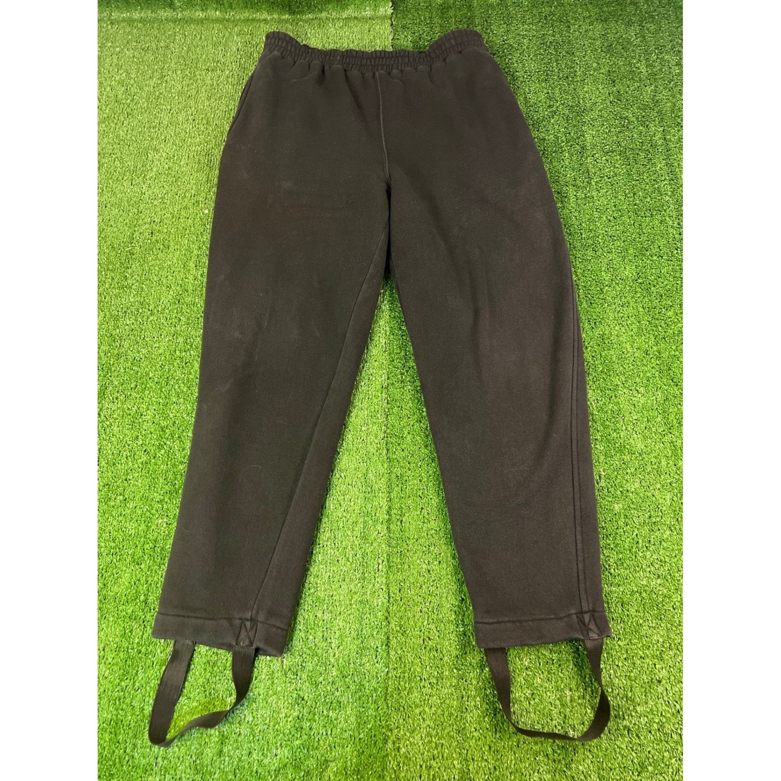 Ellesse Ellesse Mens Black Heavyweight Fleece Stirrup Joggers M Size US 32 / EU 48 - 1 Thumbnail