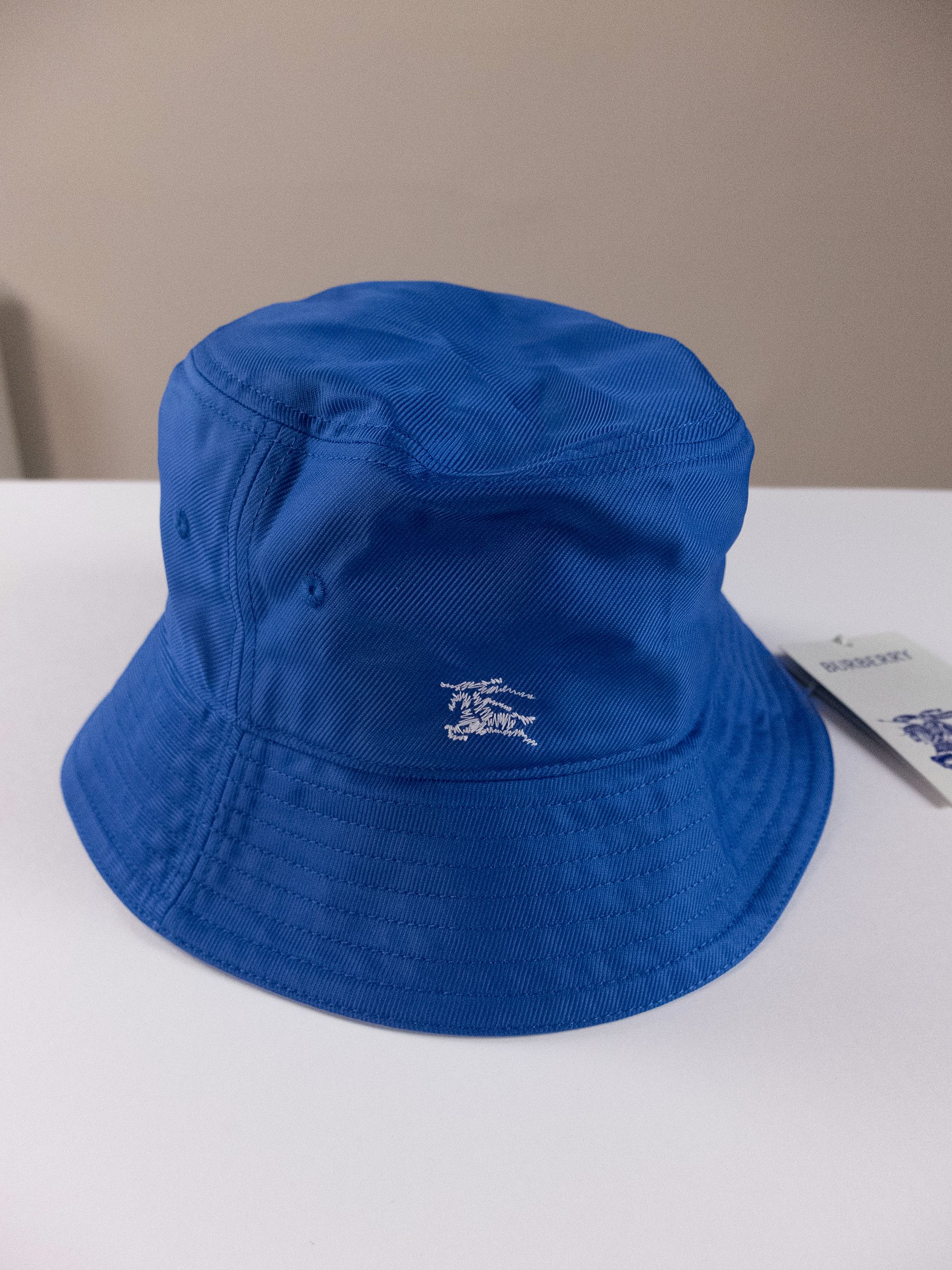 Burberry BURBERRY blue knight logo nylon bucket hat Large authentic Size ONE SIZE - 3 Thumbnail