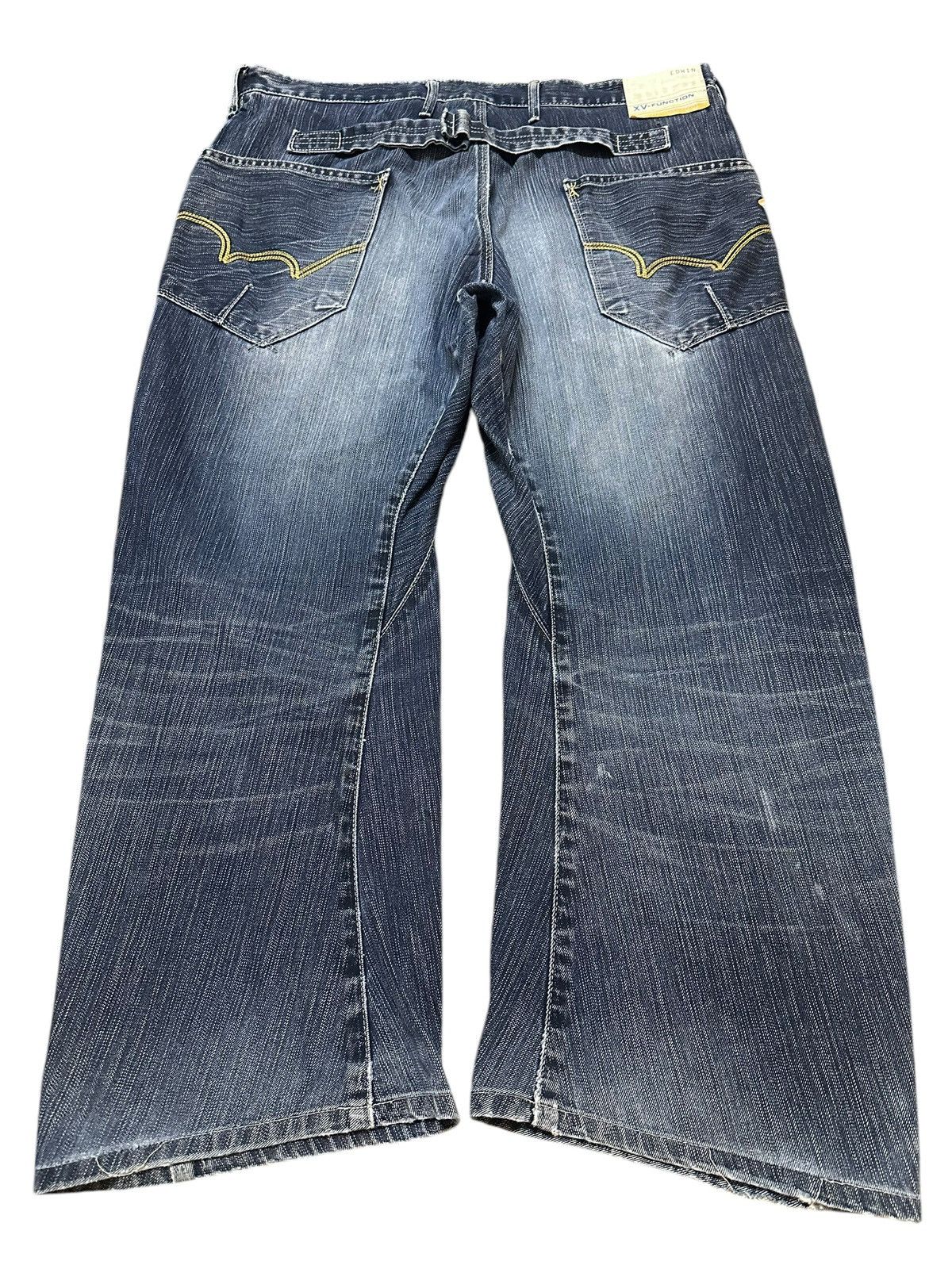 Other Edwin Exclusive Vintage Function Distressed Baggy Jeans Size US 36 / EU 52 - 2 Thumbnail