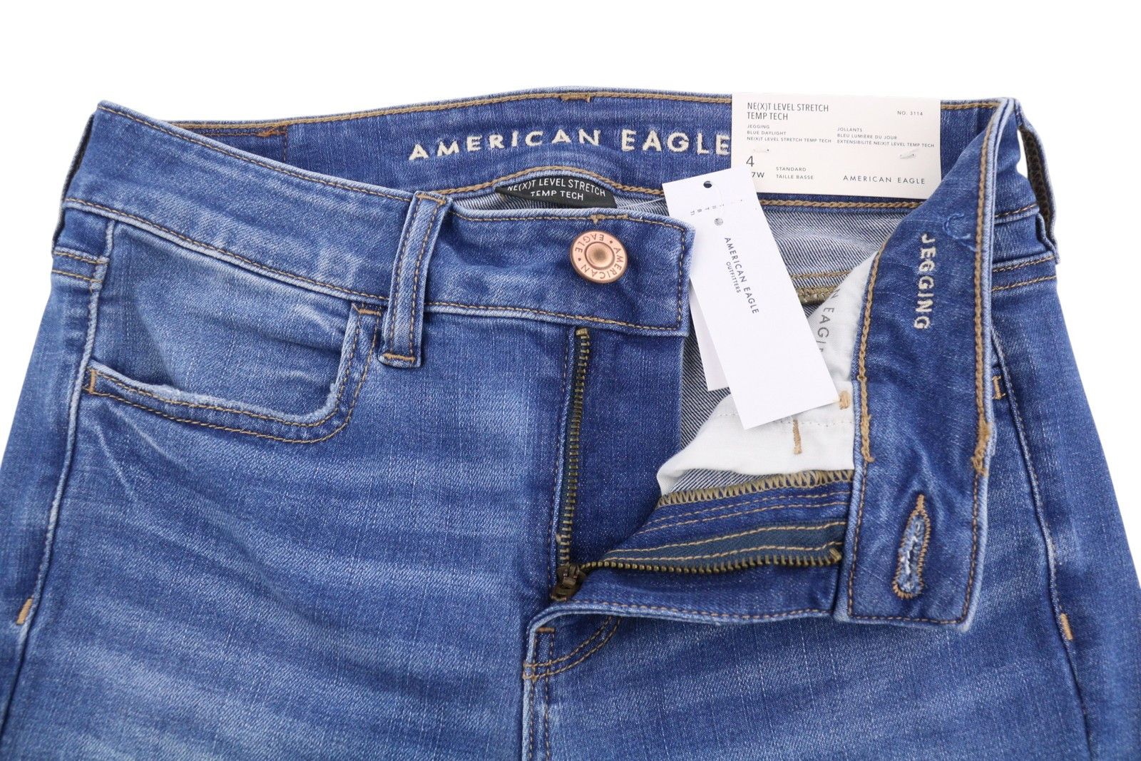 American Eagle Outfitters JEGGING W27 Temp Tech Stretch Jeans 88994 Size 27" / US 4 / IT 40 - 6 Thumbnail