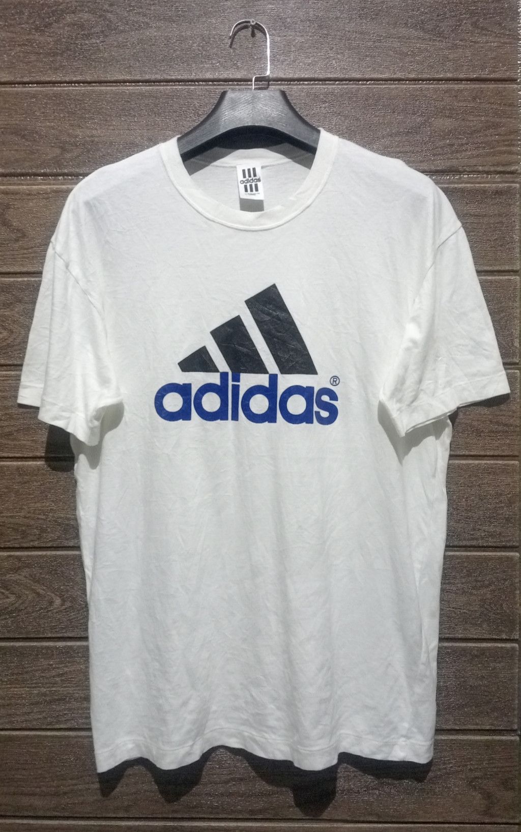 Adidas Vintage '90s Adidas Single Stitch Tee Very Rare Size US XL / EU 56 / 4 - 1 Thumbnail