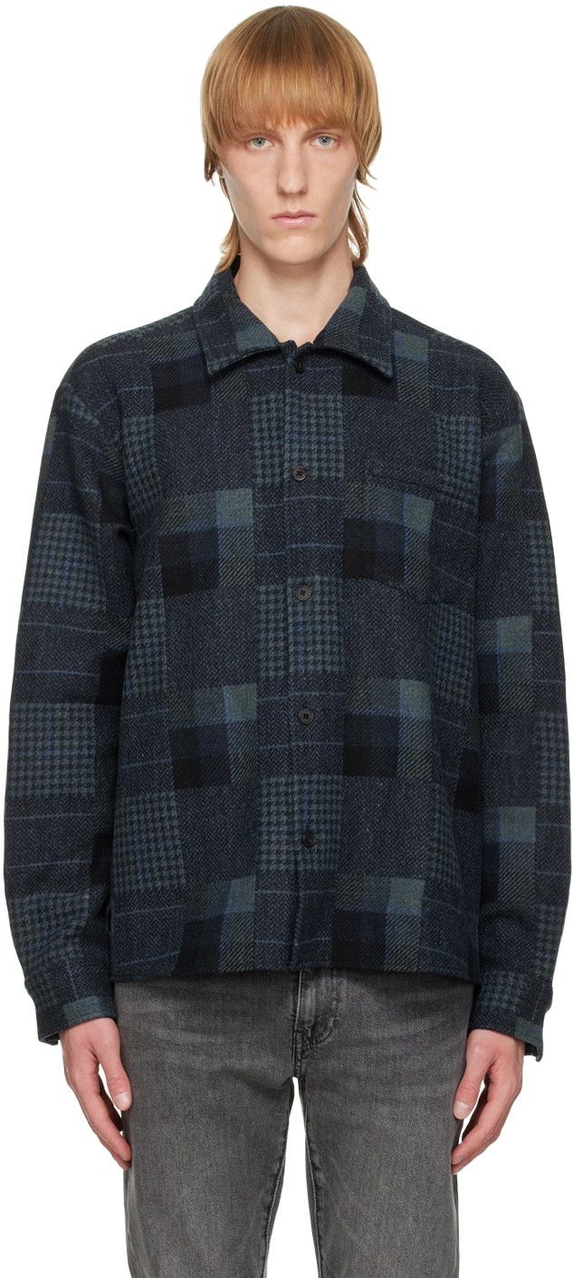 Our Legacy 46/S - Patch Overshirt - Navy Size US S / EU 44-46 / 1 - 2 Thumbnail