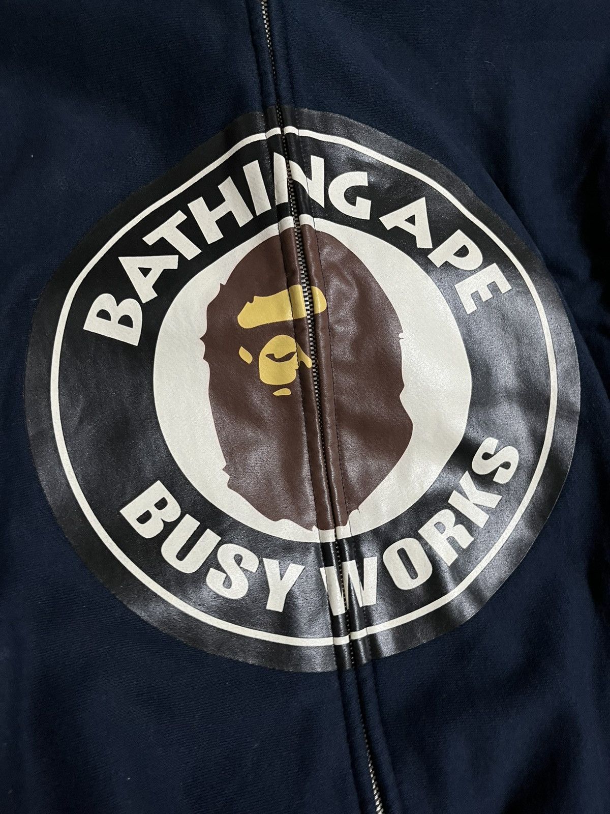Bape Bape Archive Busy Work Full Zip-Up Hoodie Size US L / EU 52-54 / 3 - 6 Thumbnail
