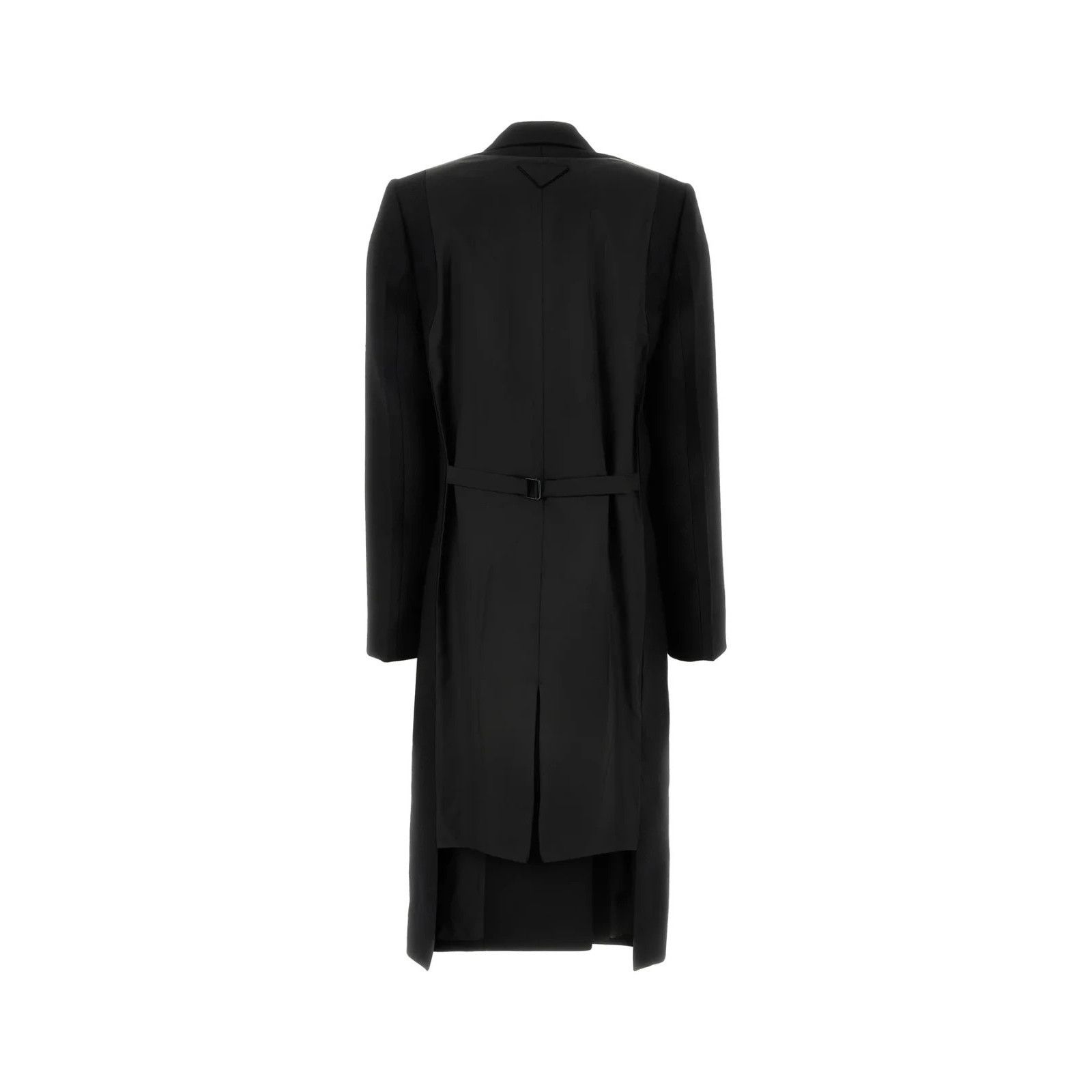 Prada PRADA Black Wool Coat New & Authentic (Women's size:40;) Size S / US 4 / IT 40 - 2 Thumbnail