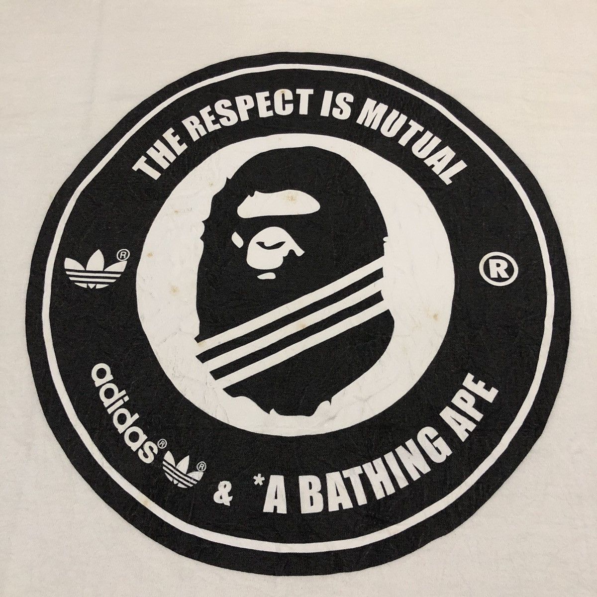 Adidas × Bape OG CIRCA 2000 BAPE x ADIDAS T-Shirts Size US L / EU 52-54 / 3 - 3 Thumbnail