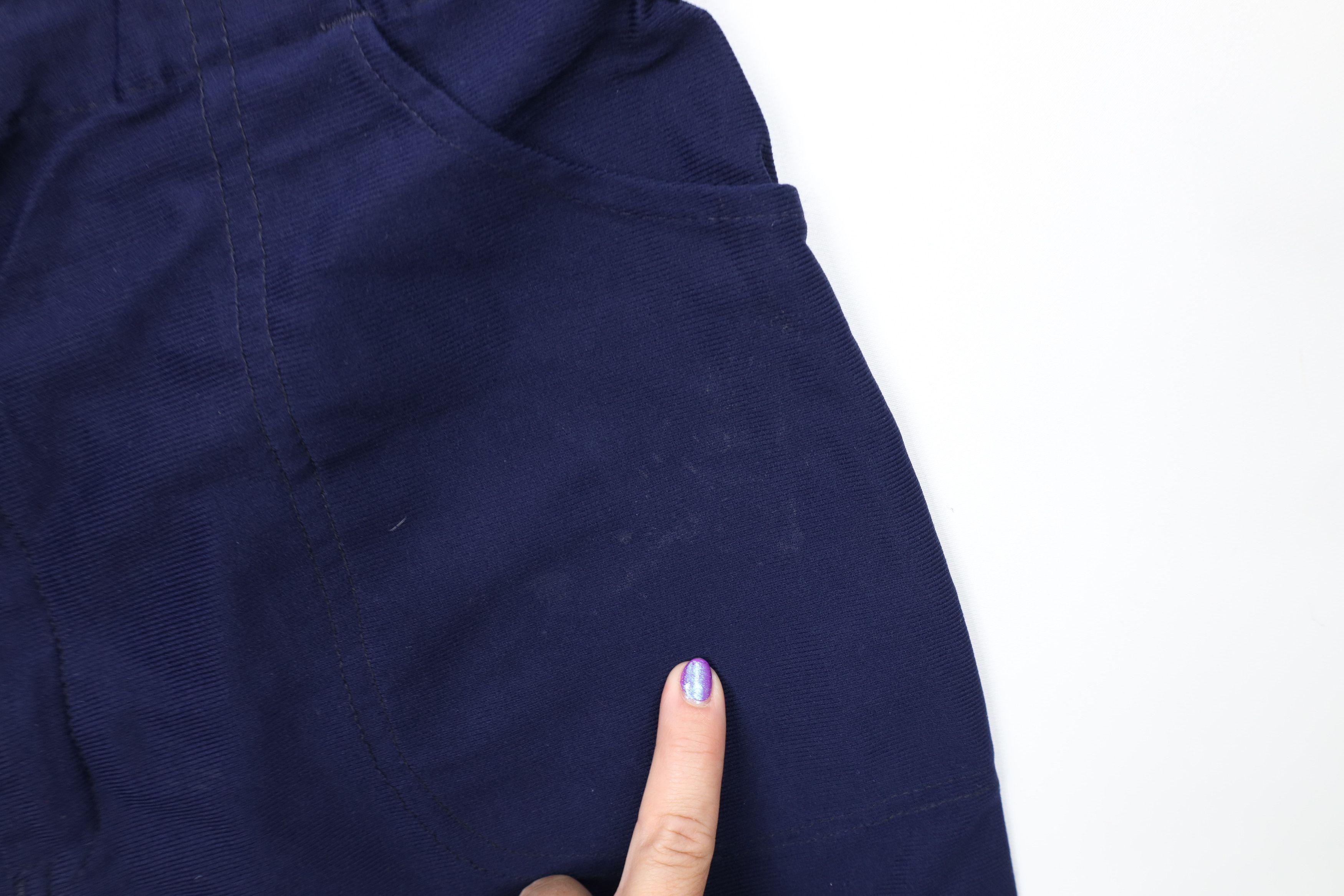 Vintage Vintage 60s Streetwear Coaches Shorts Navy Blue Nylon USA Size US 34 / EU 50 - 5 Thumbnail