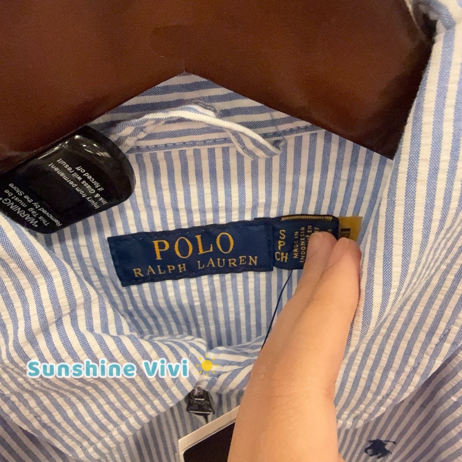 Polo Ralph Lauren NWT Polo Ralph Lauren Women Striped Cotton Seersucker small Size S / US 4 / IT 40 - 4 Thumbnail