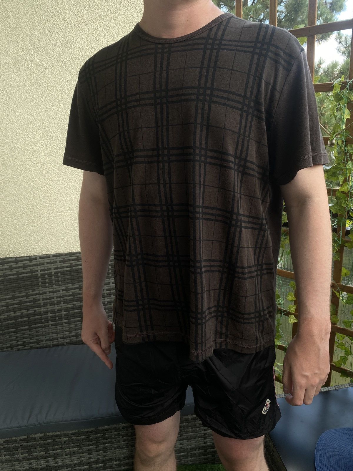 Burberry Vintage luxury fullprint burberry tee Size US XL / EU 56 / 4 - 1 Thumbnail