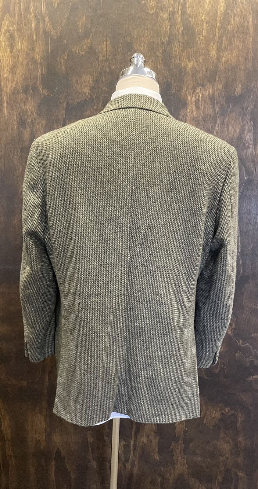 Polo Ralph Lauren × Vintage Vintage Tweed Jacket Size 46R - 4 Thumbnail