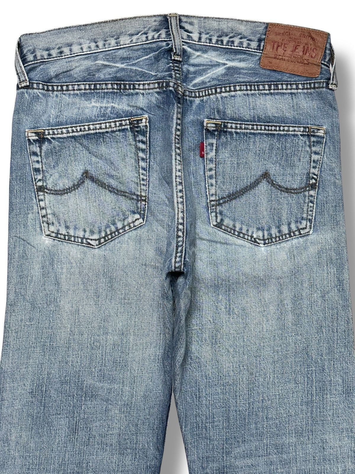 Japanese Brand Bobson Special Edition Flare Jeans – Light Blue Wash & Faded Size US 32 / EU 48 - 4 Thumbnail