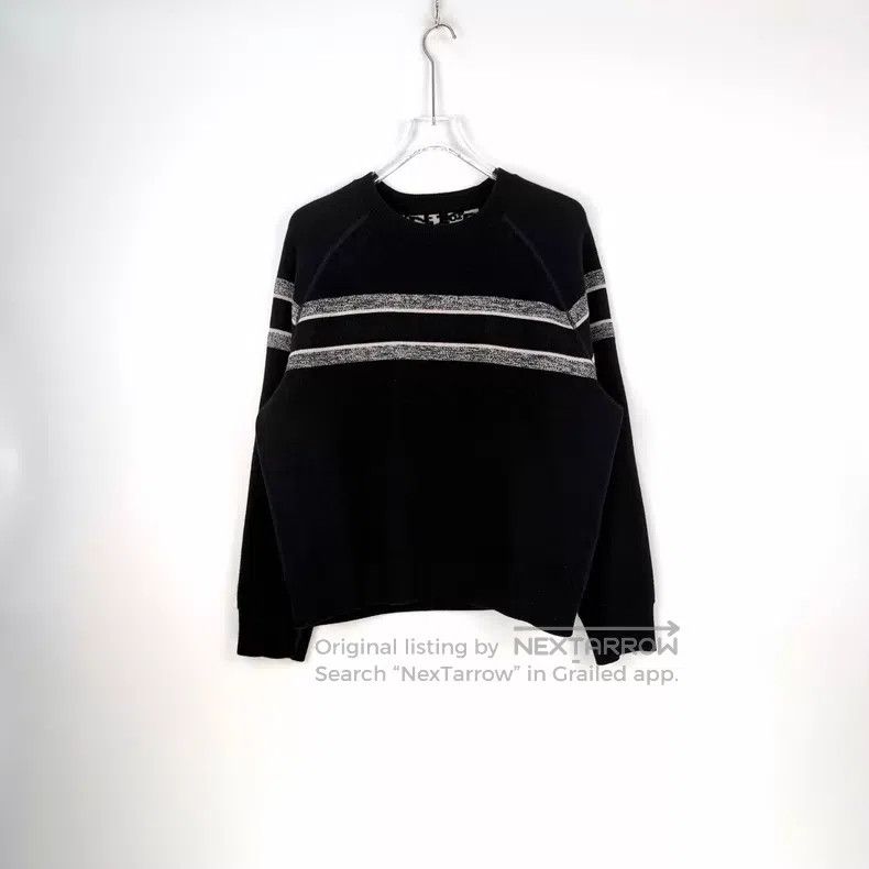 Dior Dior Dark blue classic logo cashmere sweater Size S / US 4 / IT 40 - 3 Thumbnail