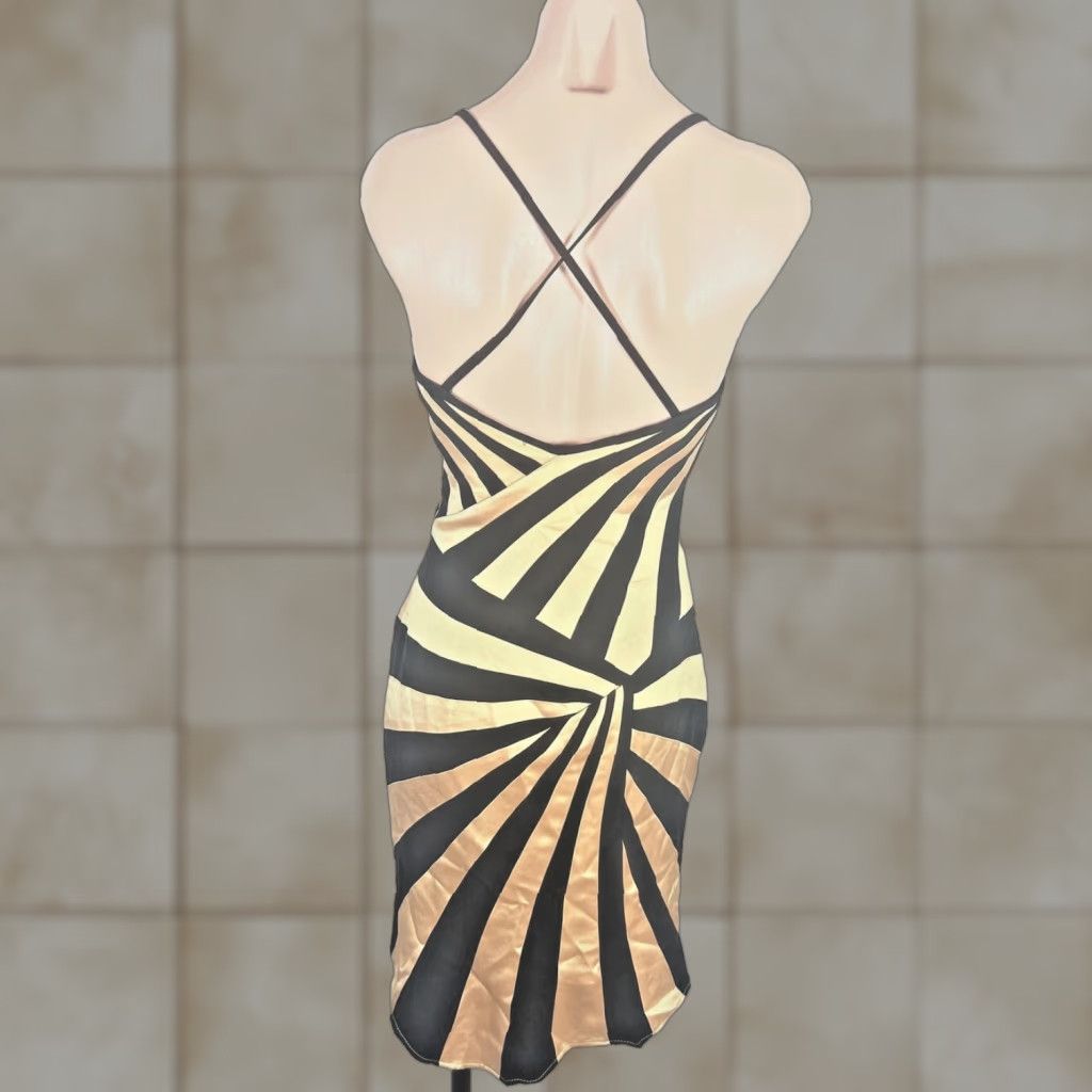 black and gold la femme dress La Femme Dress 32946 main image 1