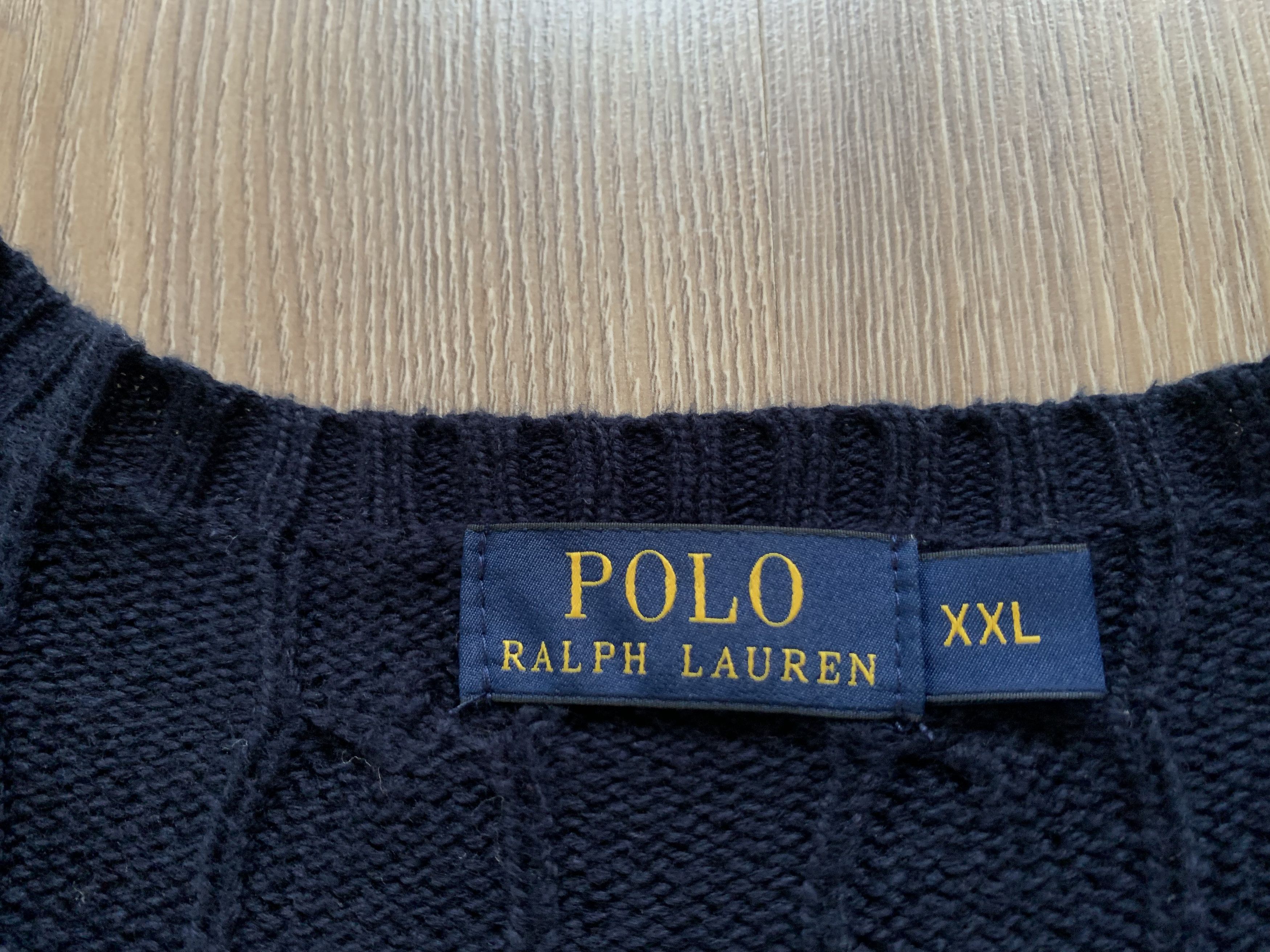 Polo Ralph Lauren Polo Ralph Lauren Vintage Cable Knit Crewneck Sweater Size US XXL / EU 58 / 5 - 7 Thumbnail