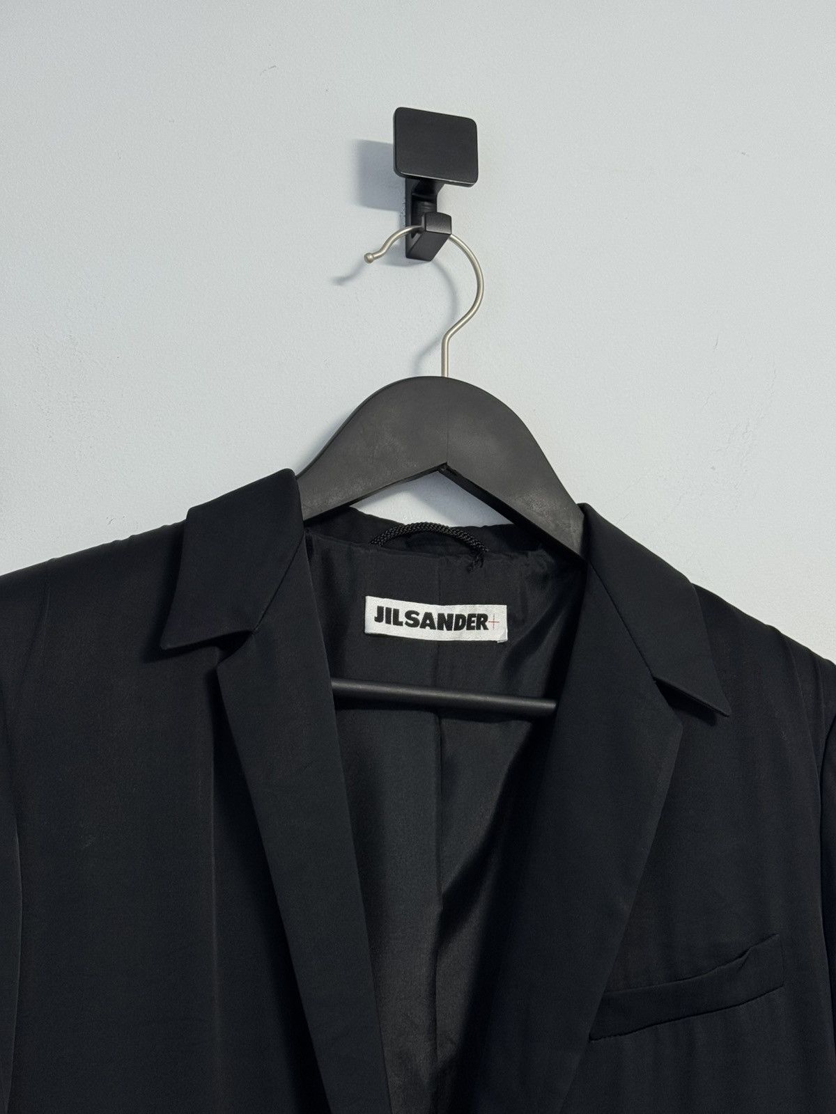 Jil Sander JIL SANDER Black Silk Lined Coat Jacket Made in Italy Blazer Size XS / US 0-2 / IT 36-38 - 3 Thumbnail