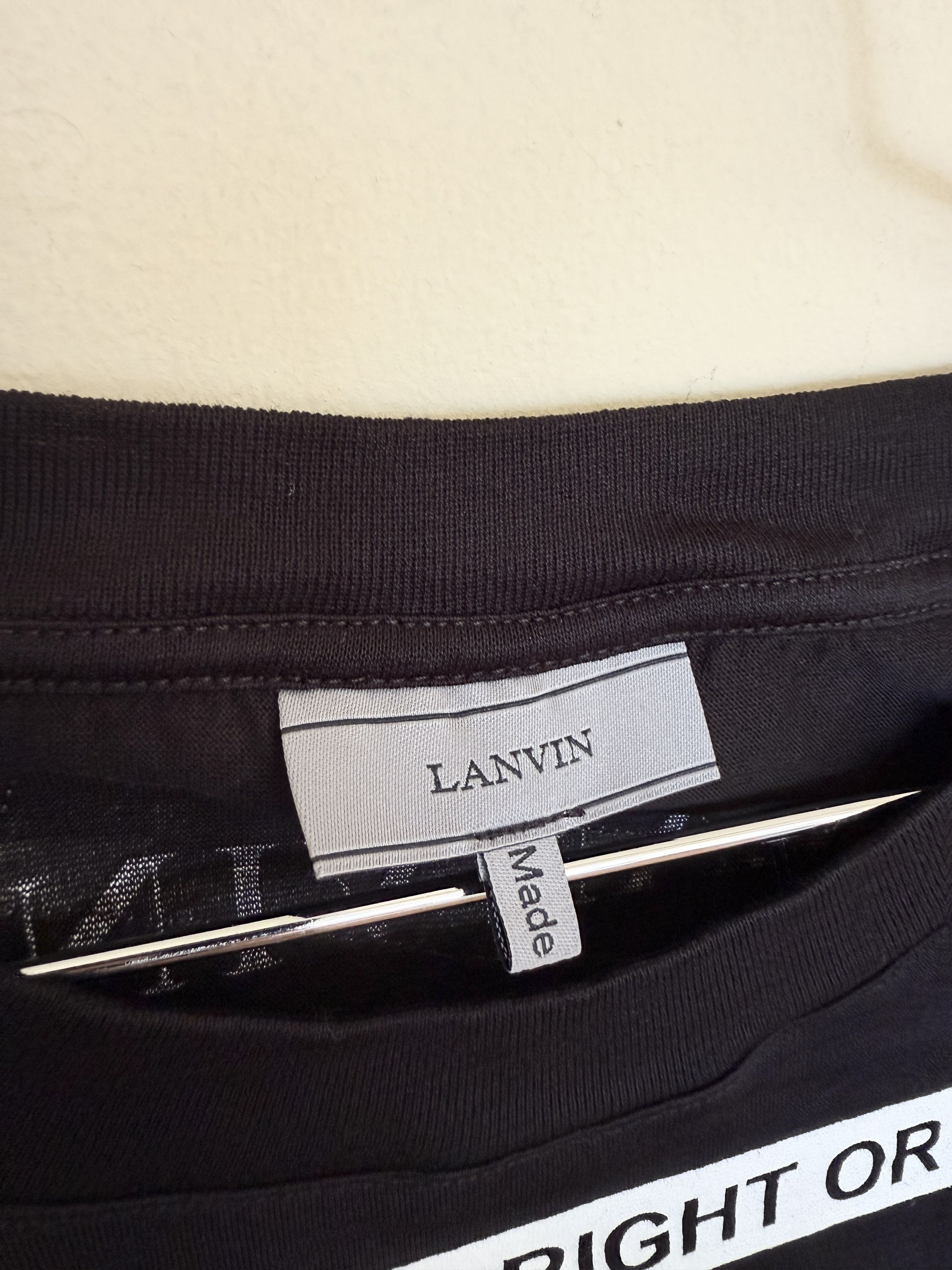 Lanvin Lanvin DOESN'T MATTER RIGHT OR WRONG Shirt Size US M / EU 48-50 / 2 - 7 Thumbnail