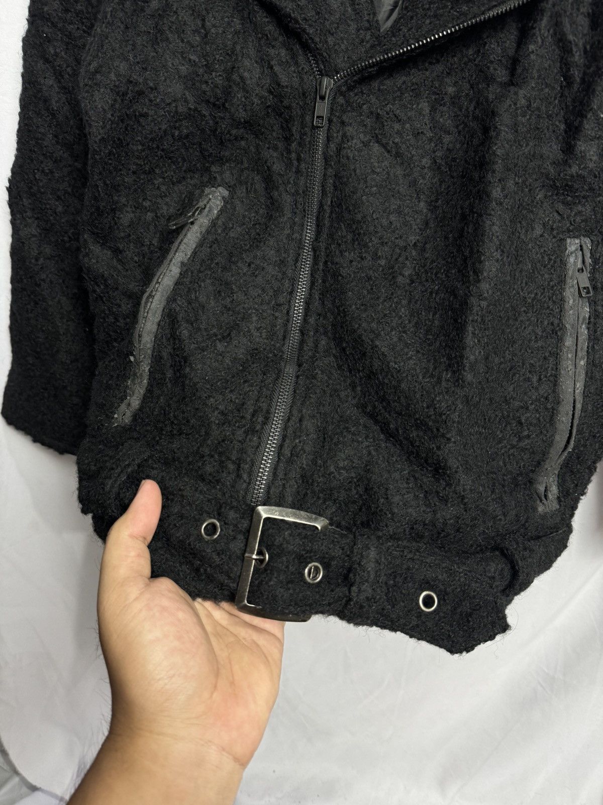 14th Addiction JAPANESE WOOL ASYMMETRICAL JEANASIS JACKET Size US M / EU 48-50 / 2 - 9 Thumbnail