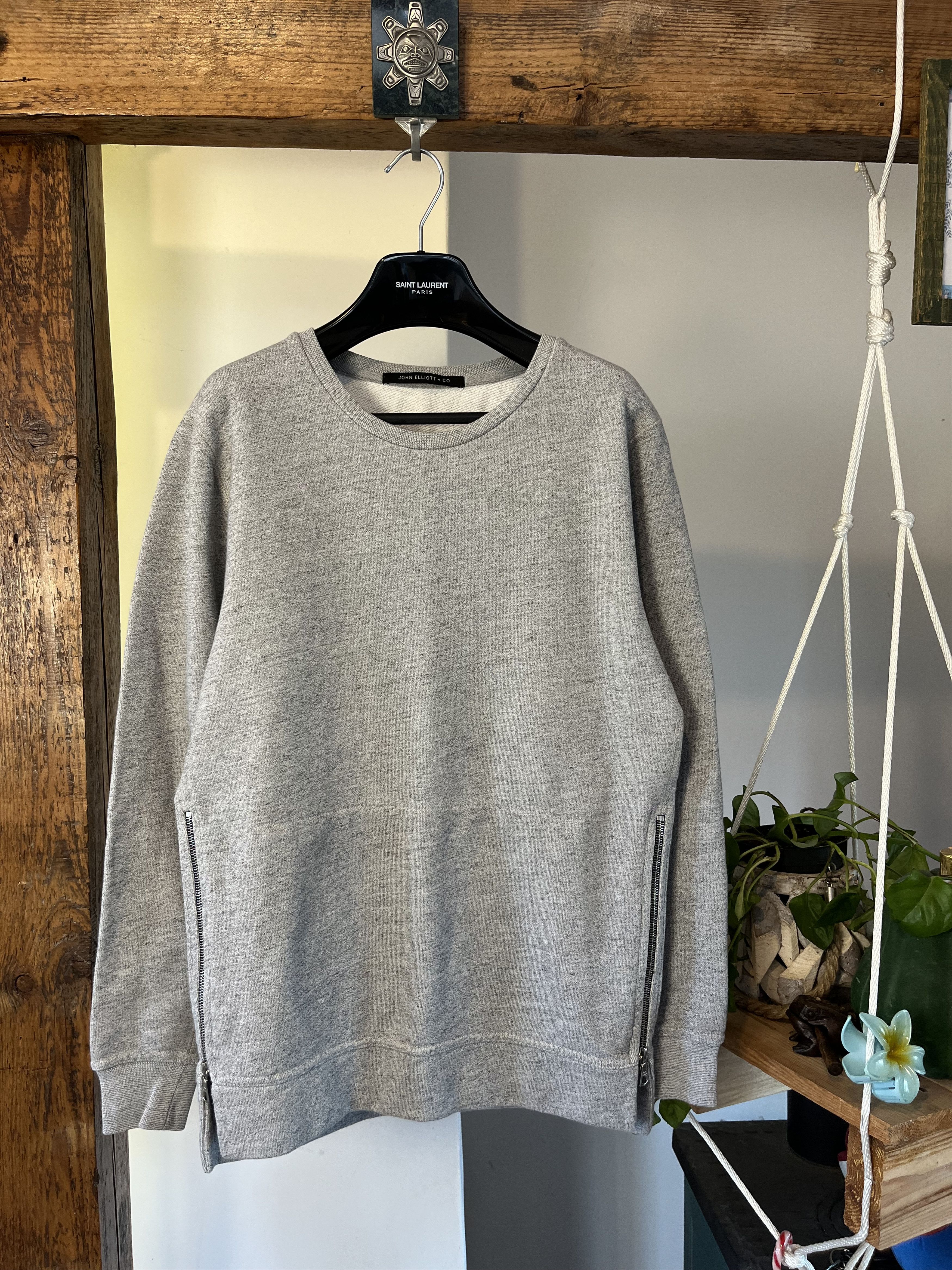 Designer × John Elliott John Elliot + Co Side Zip RiRi Sweatshirt Made in USA Size US L / EU 52-54 / 3 - 1 Thumbnail