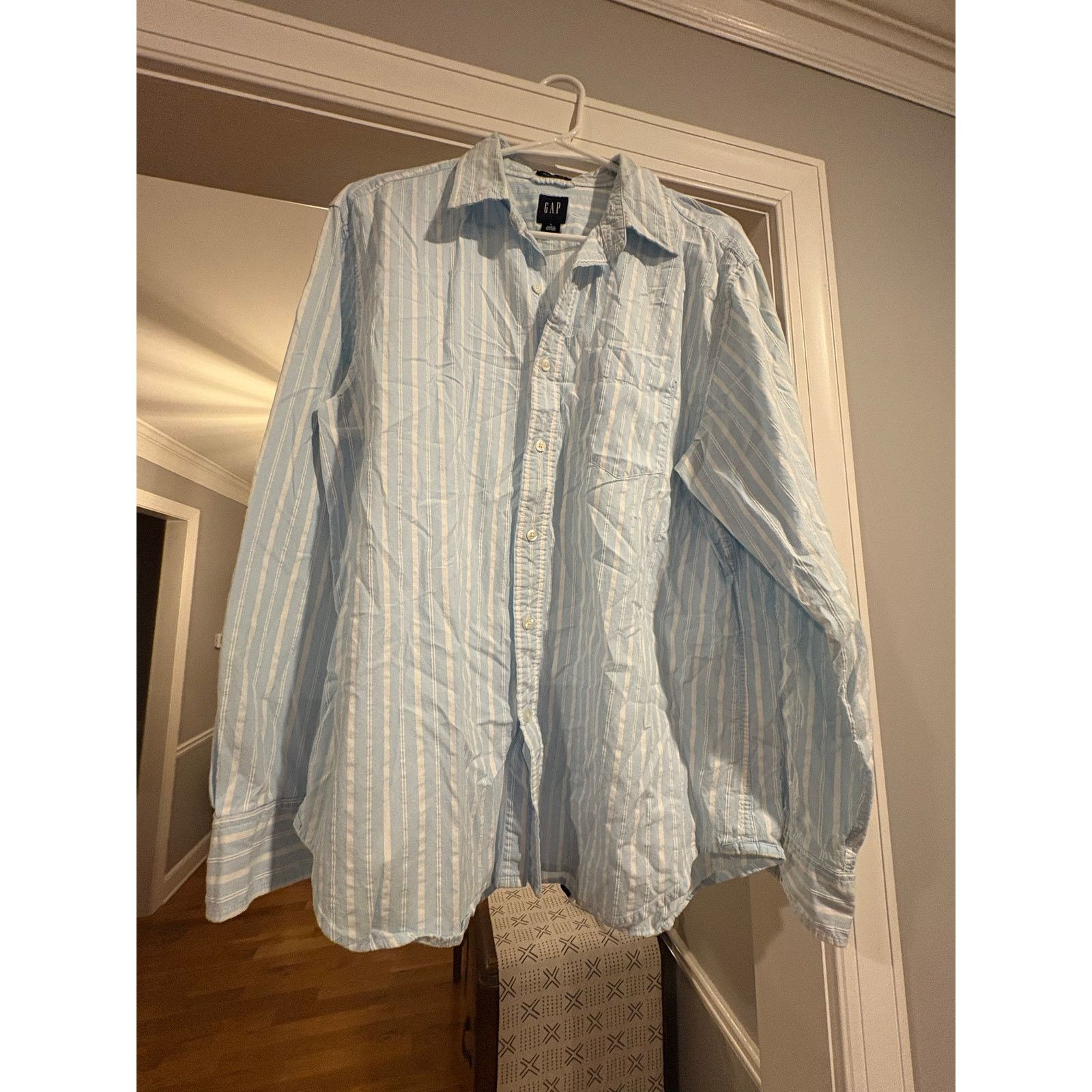 Gap GAP Men’s Long Sleeve Button-Down Shirt Size Large Size US L / EU 52-54 / 3 - 3 Thumbnail