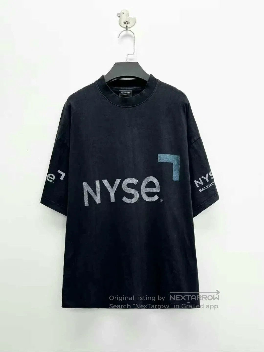 Balenciaga balenciaga ss23 nyse logo short sleeve t-shirt. Size US XL / EU 56 / 4 - 1 Thumbnail