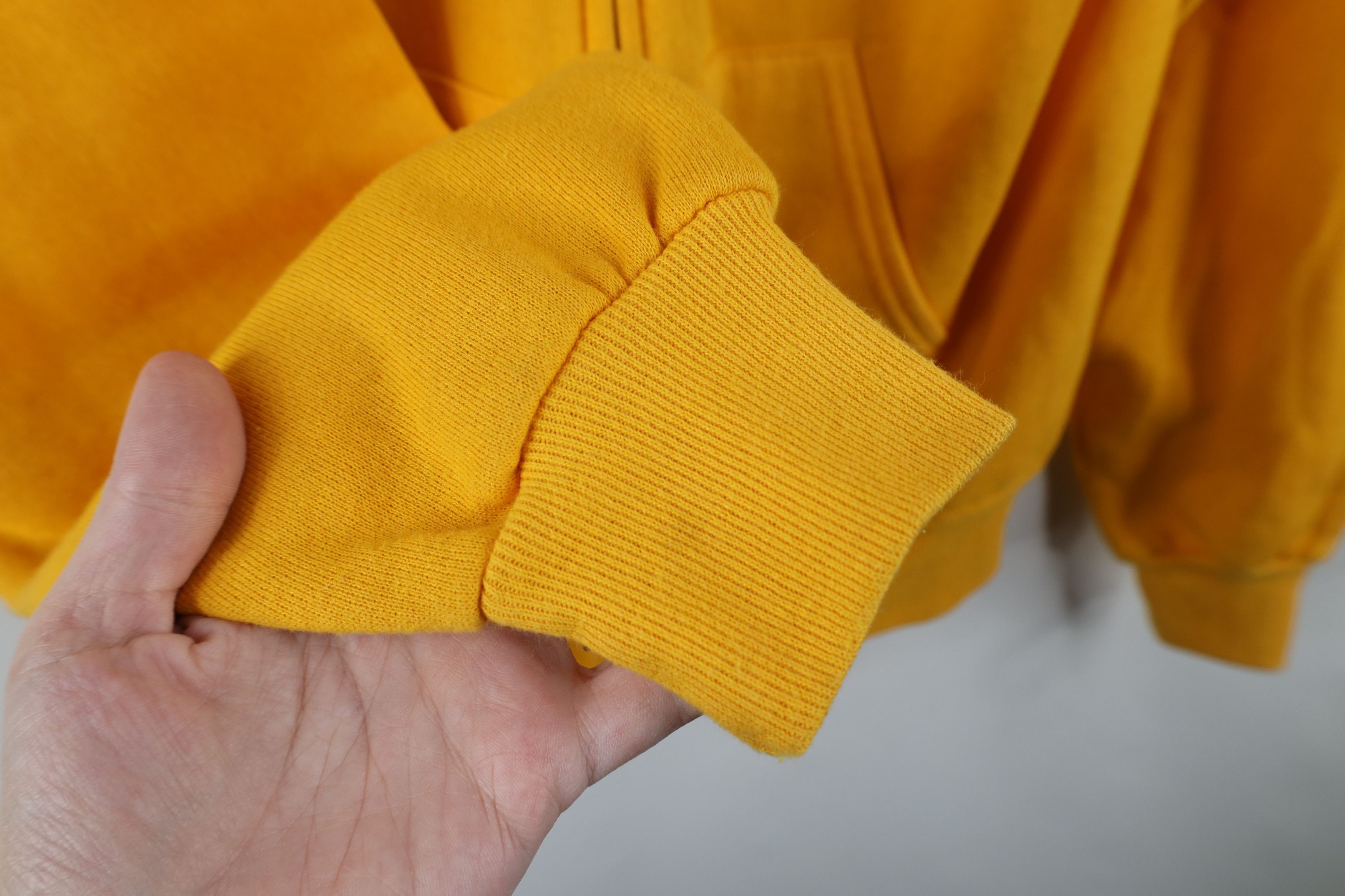 Vintage Vintage 90s Streetwear Full Zip Hoodie Sweatshirt Yellow USA Size US M / EU 48-50 / 2 - 8 Thumbnail