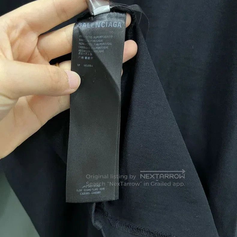 Balenciaga Balenciaga Black Embroidered Logo Longsleeve. Size US M / EU 48-50 / 2 - 5 Thumbnail