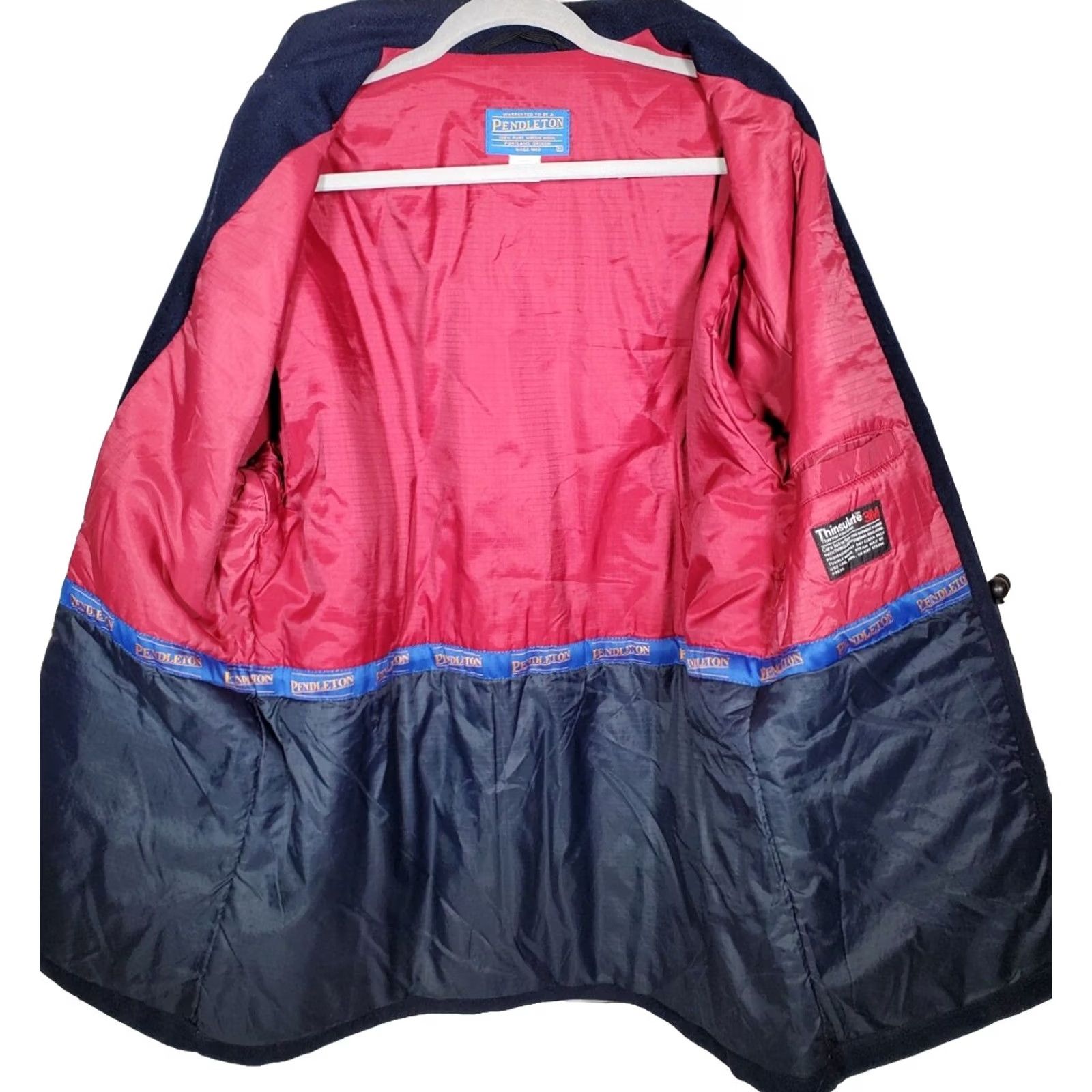 Pendleton VINTAGE Pendleton Field Jacket Navy Blue Wool Lined Insulated M Men Size US M / EU 48-50 / 2 - 4 Thumbnail