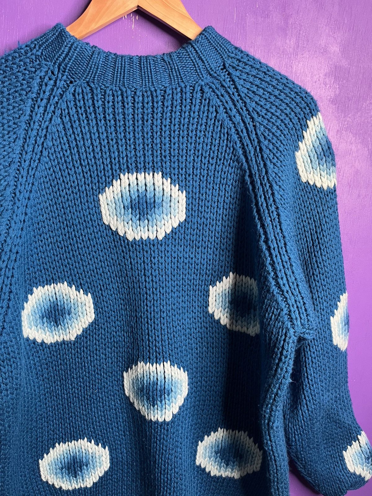 Vintage Vintage 80s Safla brand circles pattern sweater Size US M / EU 48-50 / 2 - 3 Thumbnail