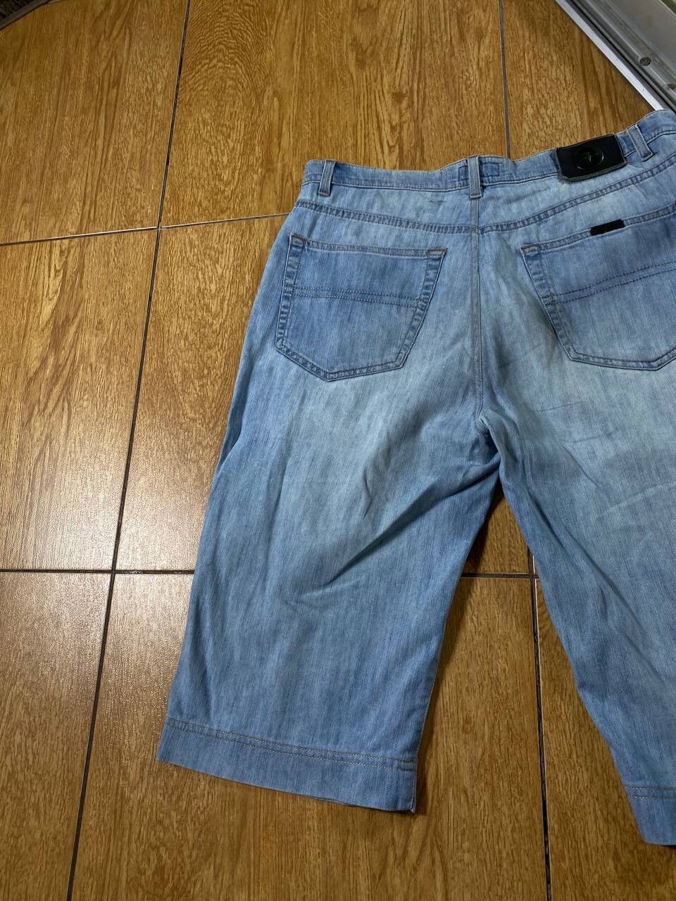 Trussardi × Vintage Vintage Short Denim Trussardi Flared Style Double Waist Size US 32 / EU 48 - 3 Thumbnail