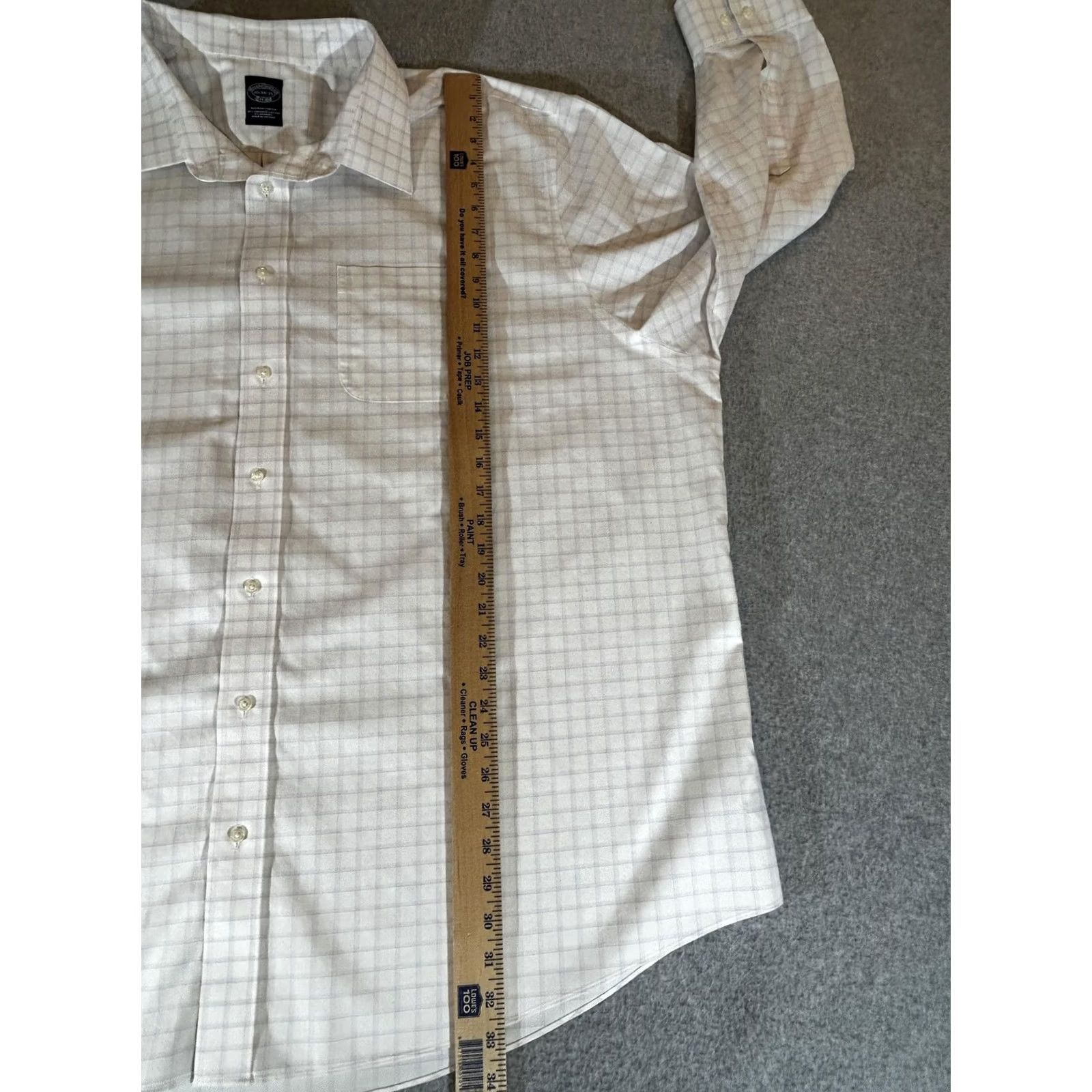 Brooks Brothers VINTAGE? Brooks Brothers Shirt Men 3XL Tall White Long Sleeve Non Iron Supima Cotton 3XLT Size US XXL / EU 58 / 5 - 5 Thumbnail