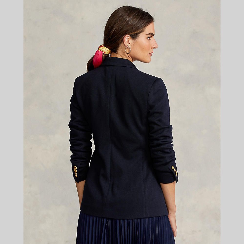 Polo Ralph Lauren POLO RALPH LAUREN Knit Double Breasted Blazer Size S / US 4 / IT 40 - 17 Thumbnail