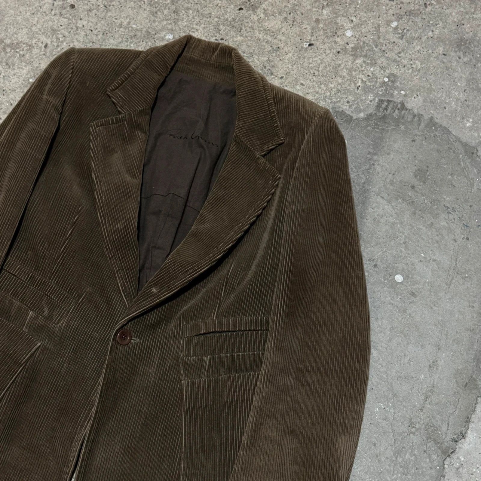 Rick Owens F/W 2002 Rick Owens cord blazer Size S / US 4 / IT 40 - 4 Thumbnail