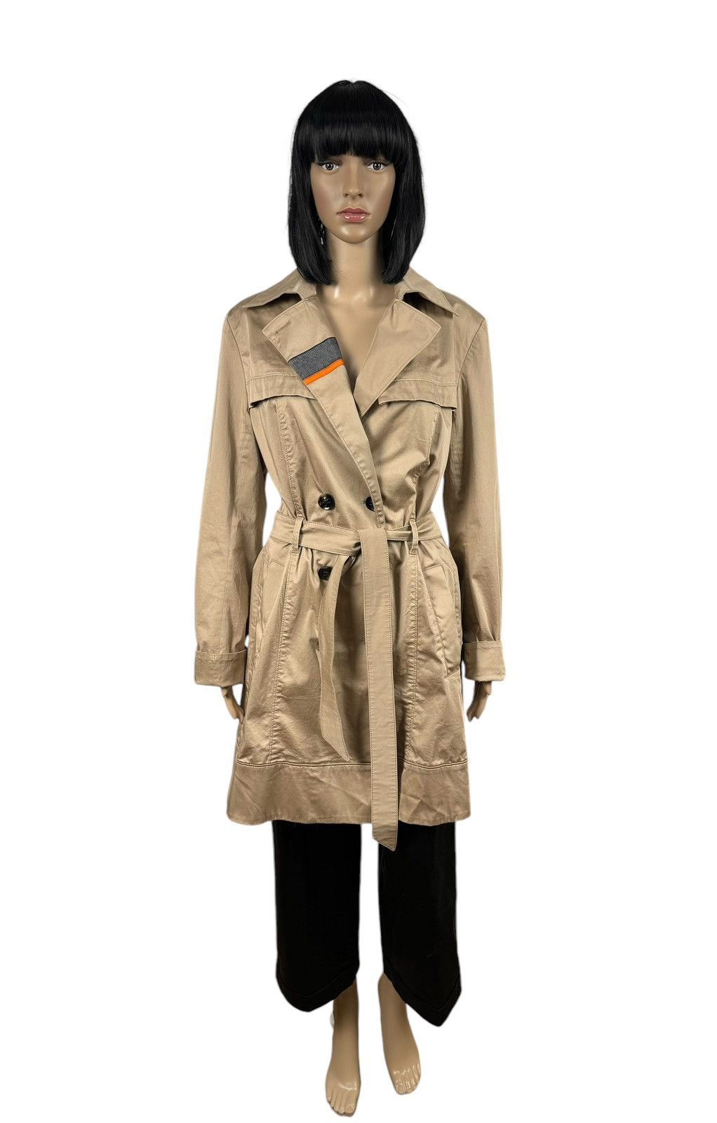 Hugo Boss Boss Orange Trench Coat Belted size US10 IT46 Size L / US 10 / IT 46 - 2 Thumbnail