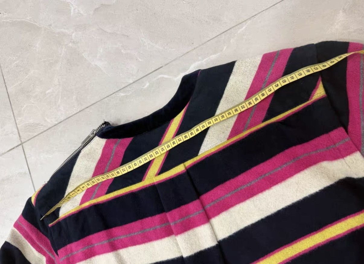 Sacai Sacai Deconstructed Patchwork Stripe Plaid Shirt Hoodie J34 Size US XS / EU 42 / 0 - 9 Thumbnail