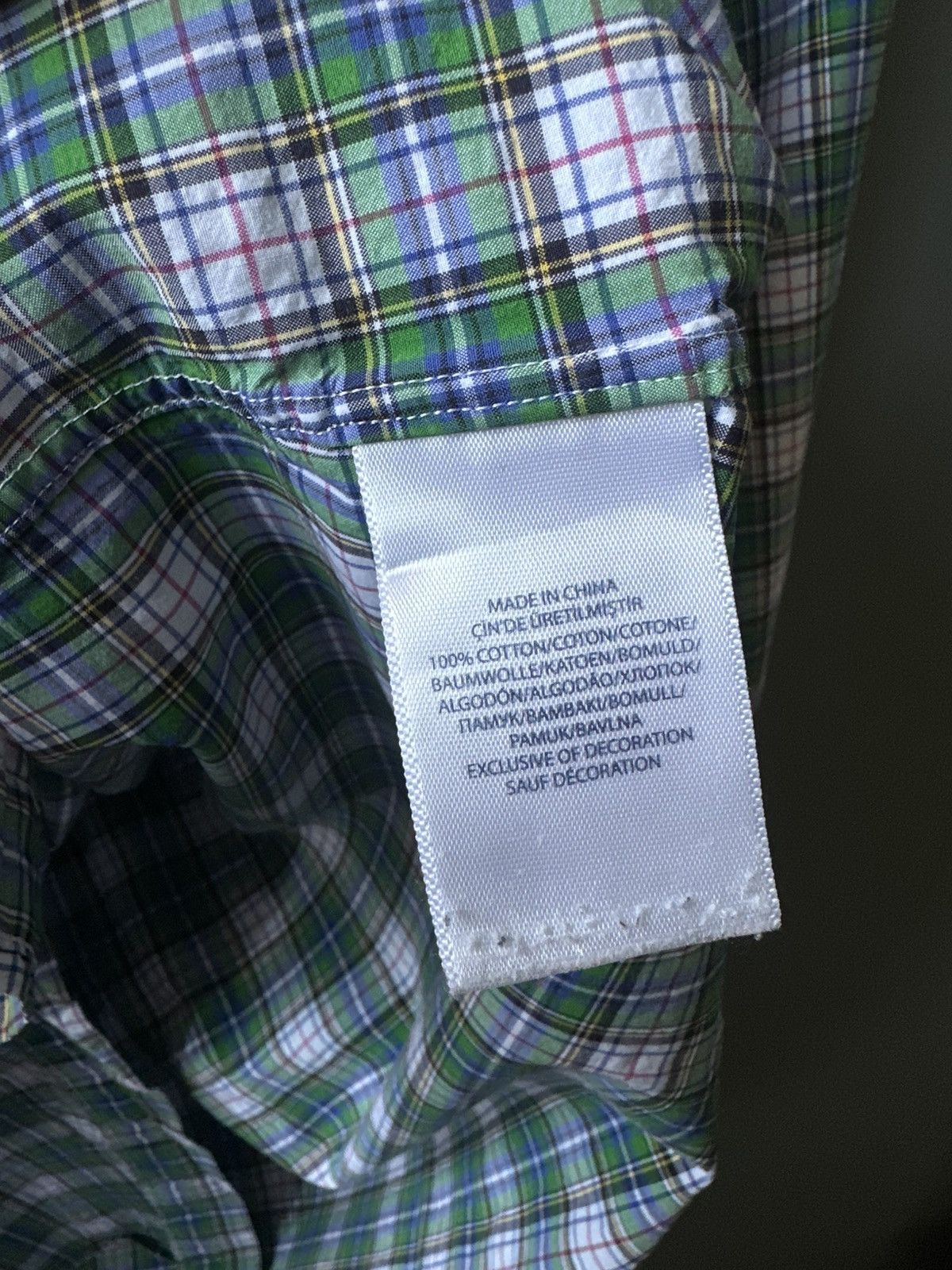Ralph Lauren Ralph Lauren Cotton Stretch Check Shirt Size XL Size US XL / EU 56 / 4 - 5 Thumbnail