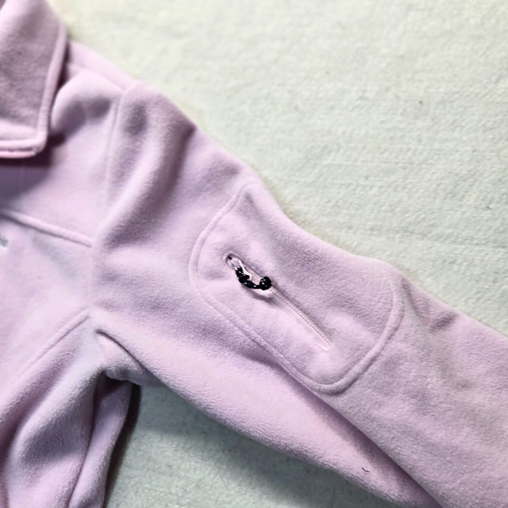 Pinko COLUMBIA Jacket Pink Zip Up Fleece Embroidered Breast Cancer Women's M Medium Size M / US 6-8 / IT 42-44 - 7 Thumbnail
