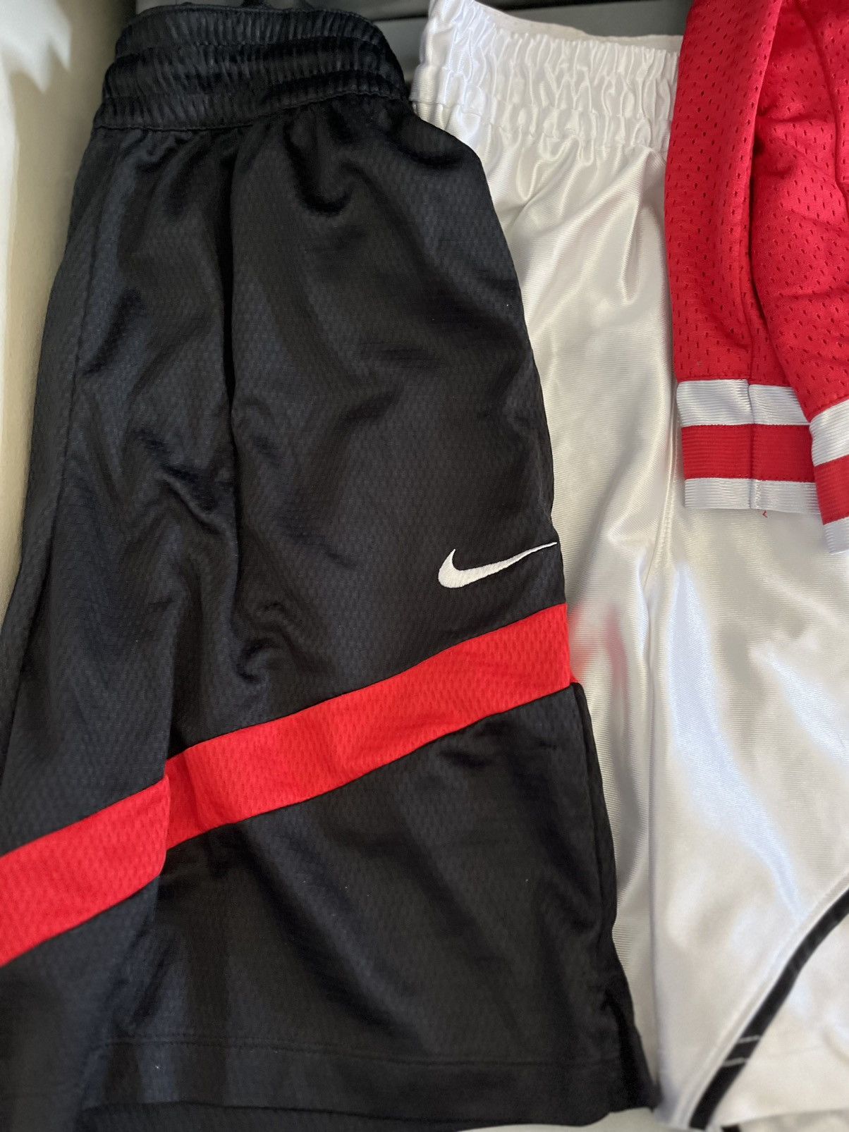 Nike 3 nike shorts bundle sm boston university colosseum y2k whit Size US 30 / EU 46 - 2 Thumbnail