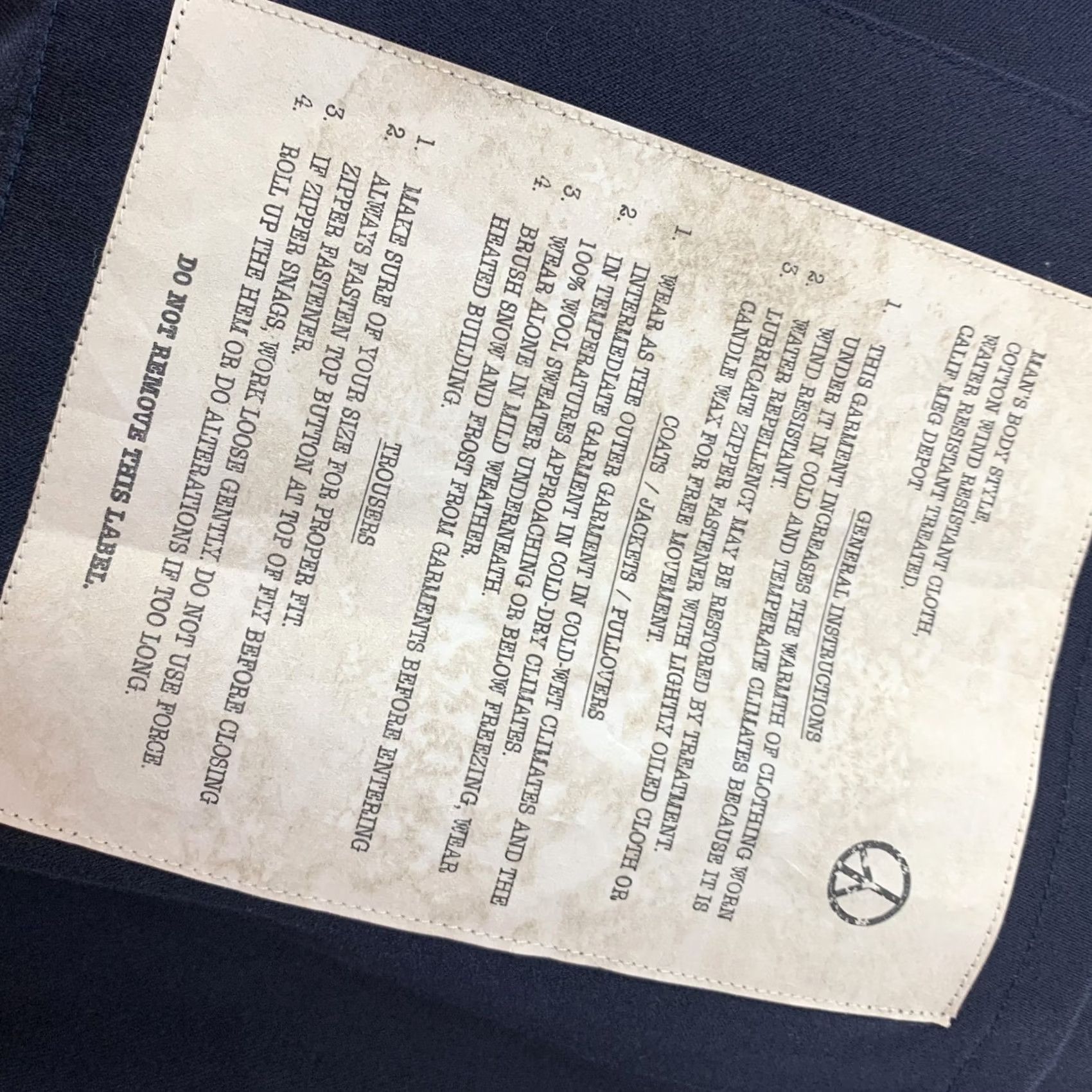 Monitaly MONITALY Coat Navy Sateen Double Breasted Size M Adult Men Size US M / EU 48-50 / 2 - 5 Thumbnail