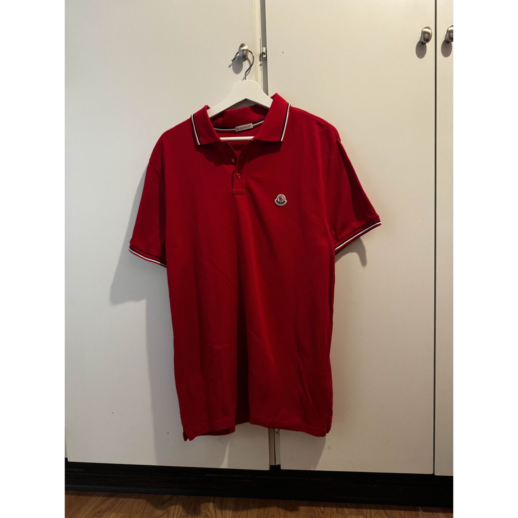 Moncler Moncler Piqué Polo Shirt Size US XL / EU 56 / 4 - 2 Thumbnail