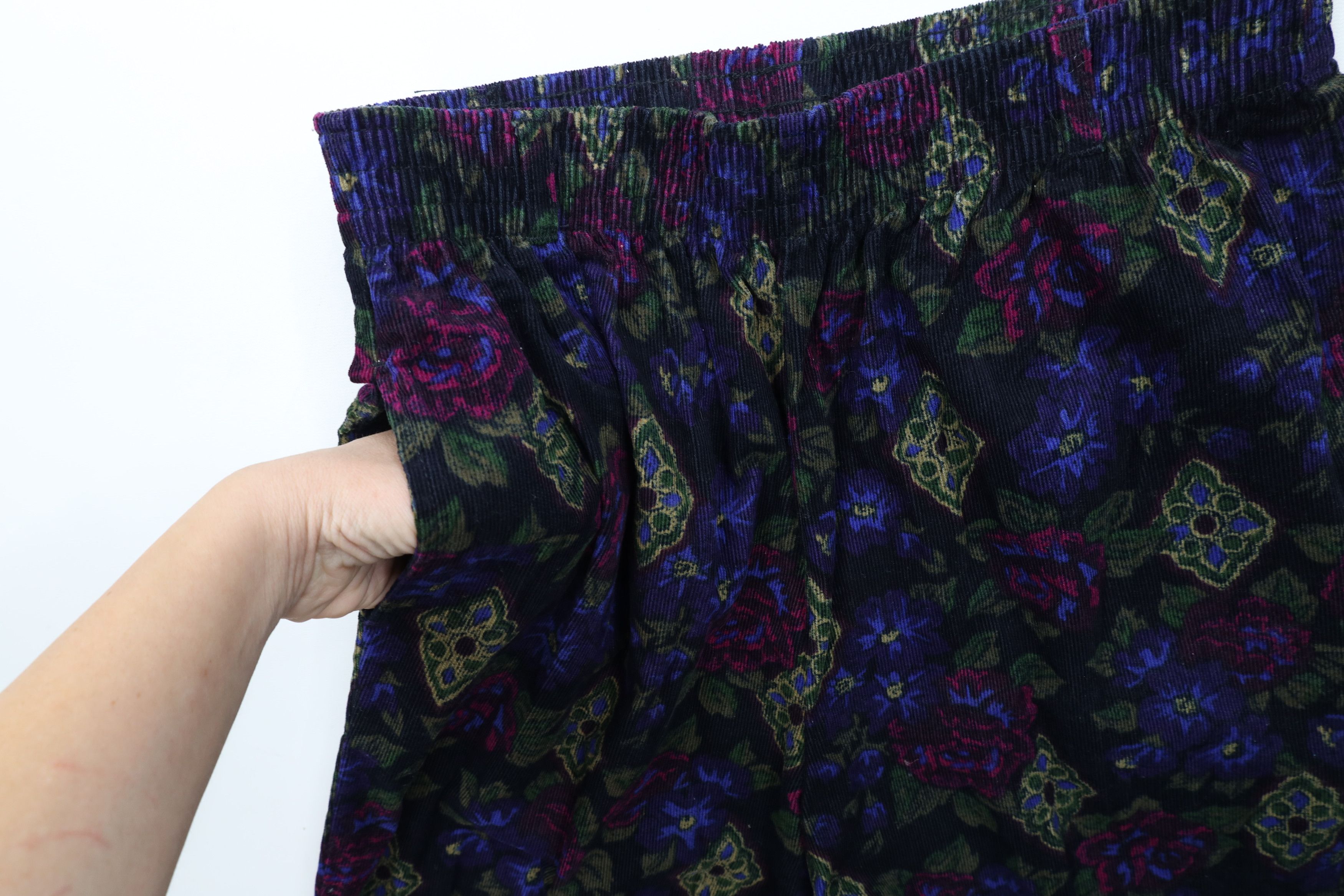 Vintage Vintage 90s Streetwear All Over Print Corduroy Pants USA Size 40" / US 18 - 6 Thumbnail