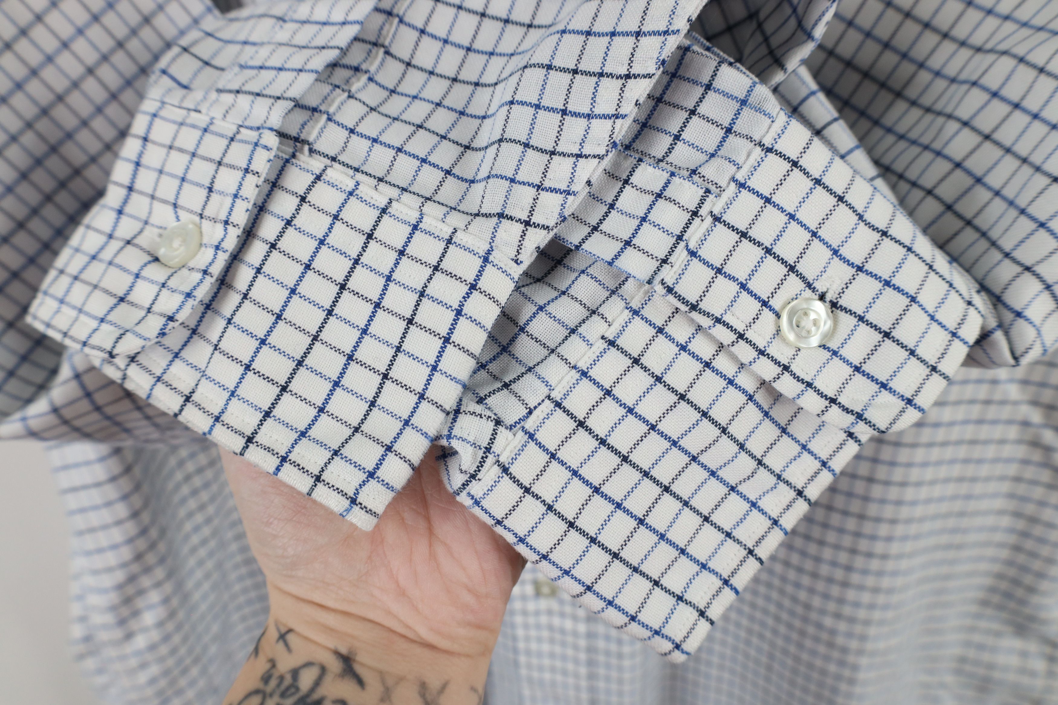 L.L. Bean × Vintage Vintage 90s LL Bean Tailoring Button Down Shirt Plaid USA Size US M / EU 48-50 / 2 - 4 Thumbnail
