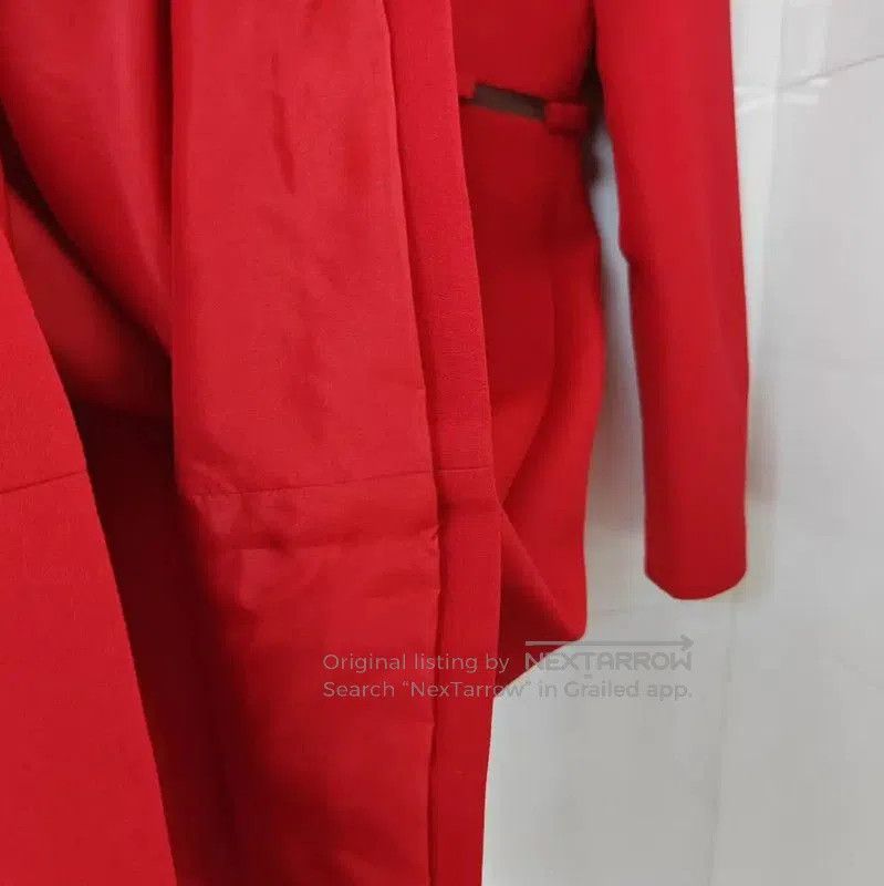 Valentino Valentino Red Long Sleeve Dress for Women . Size L / US 10 / IT 46 - 7 Thumbnail